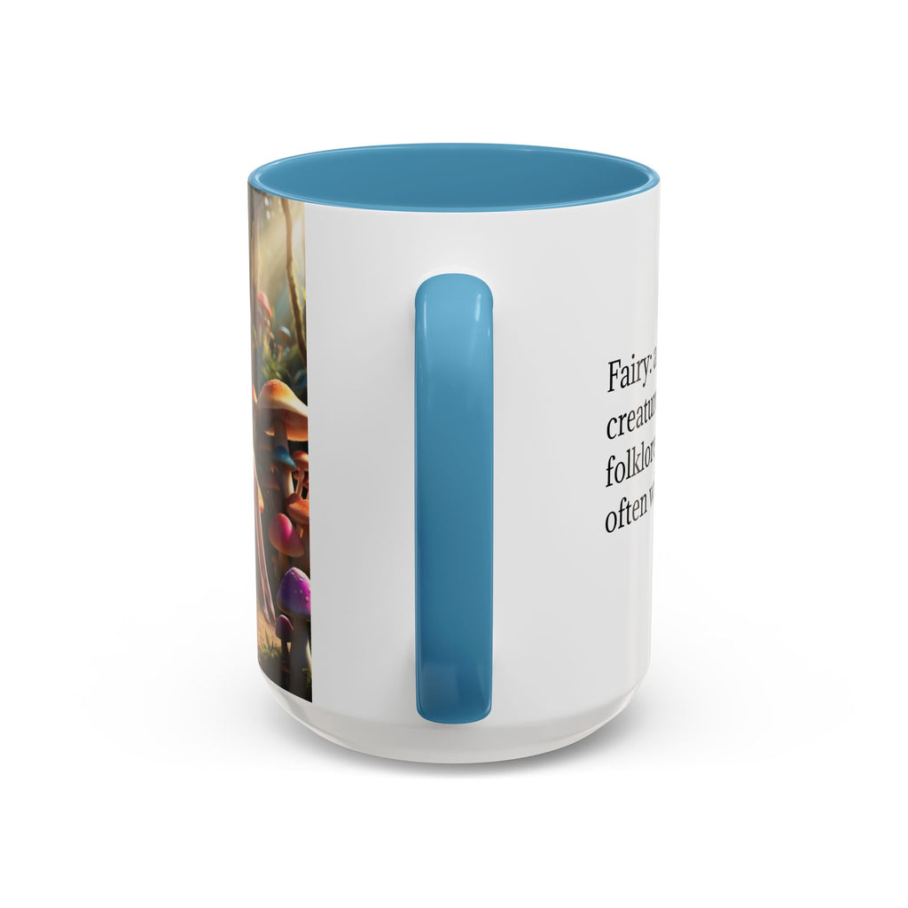 Fairy Garden Mug: Ceramic Toadstool Coffee Cup, Enchanted Forest Fantasy Gift