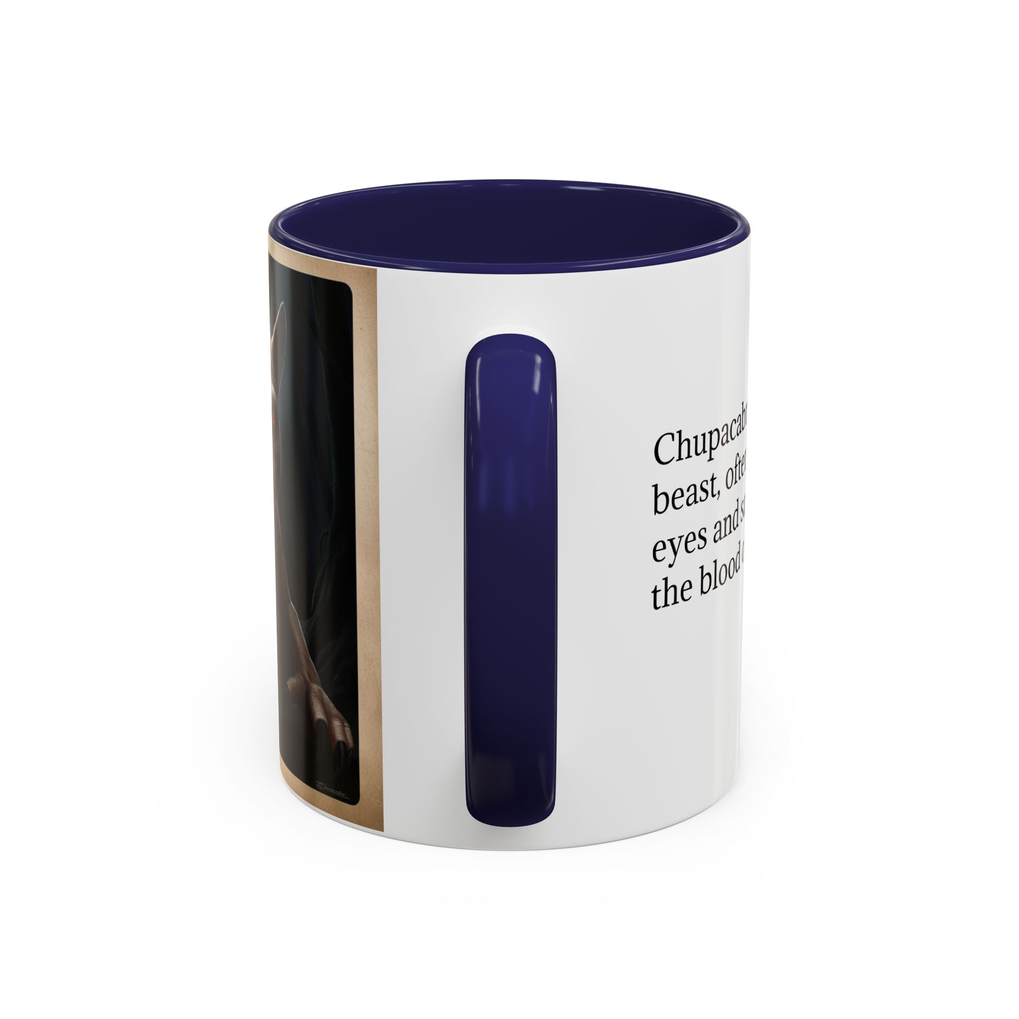 Chupacabra Mug: Supernatural Coffee Cup, Cryptid Beast, Mexican Folklore Gift