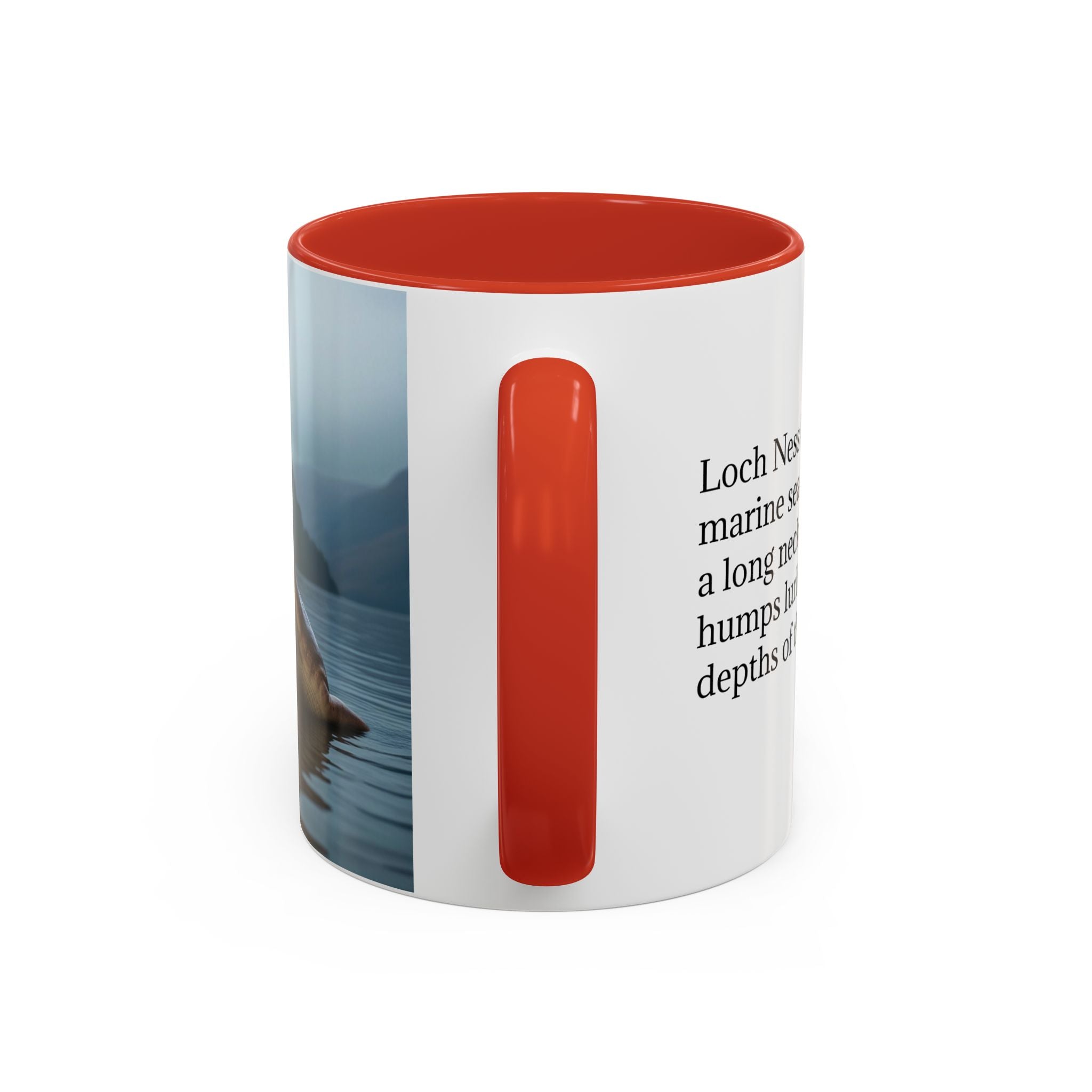 Loch Ness Monster Coffee Cup: Nessie Cryptid Gift, Scottish Sea Creature