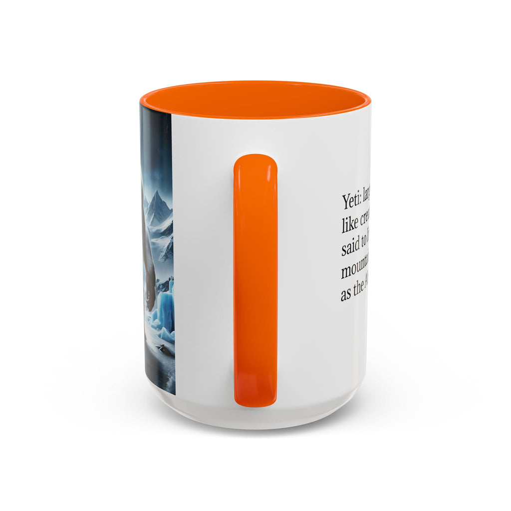 Yeti Coffee Mug: Abominable Snowman, Sasquatch Camping Gift, Himalayan Mountain Cryptid