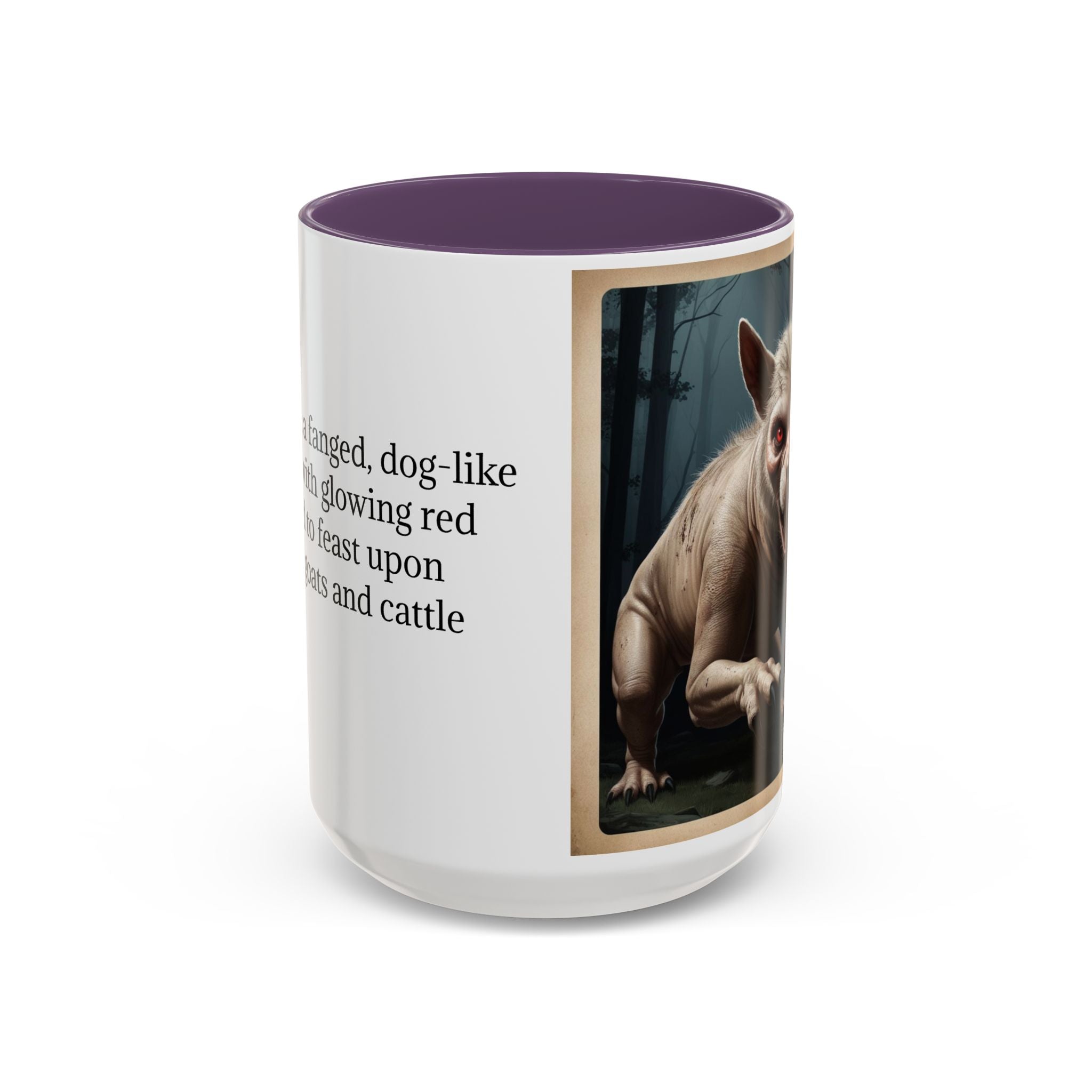 Chupacabra Mug: Supernatural Coffee Cup, Cryptid Beast, Mexican Folklore Gift