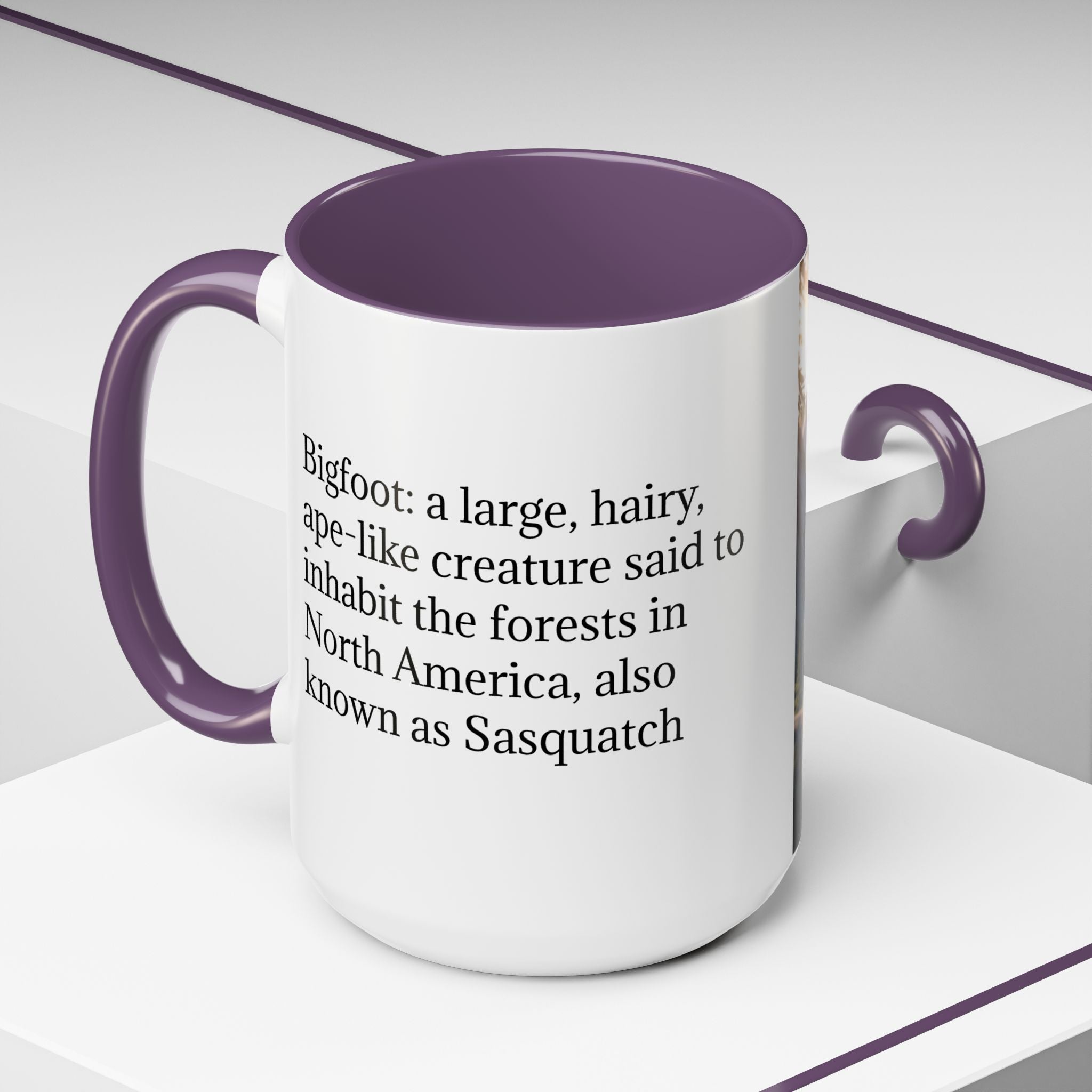 Bigfoot Coffee Cup: Sasquatch Coffee Mug, Pacific Northwest Cryptid, Mythical Creature