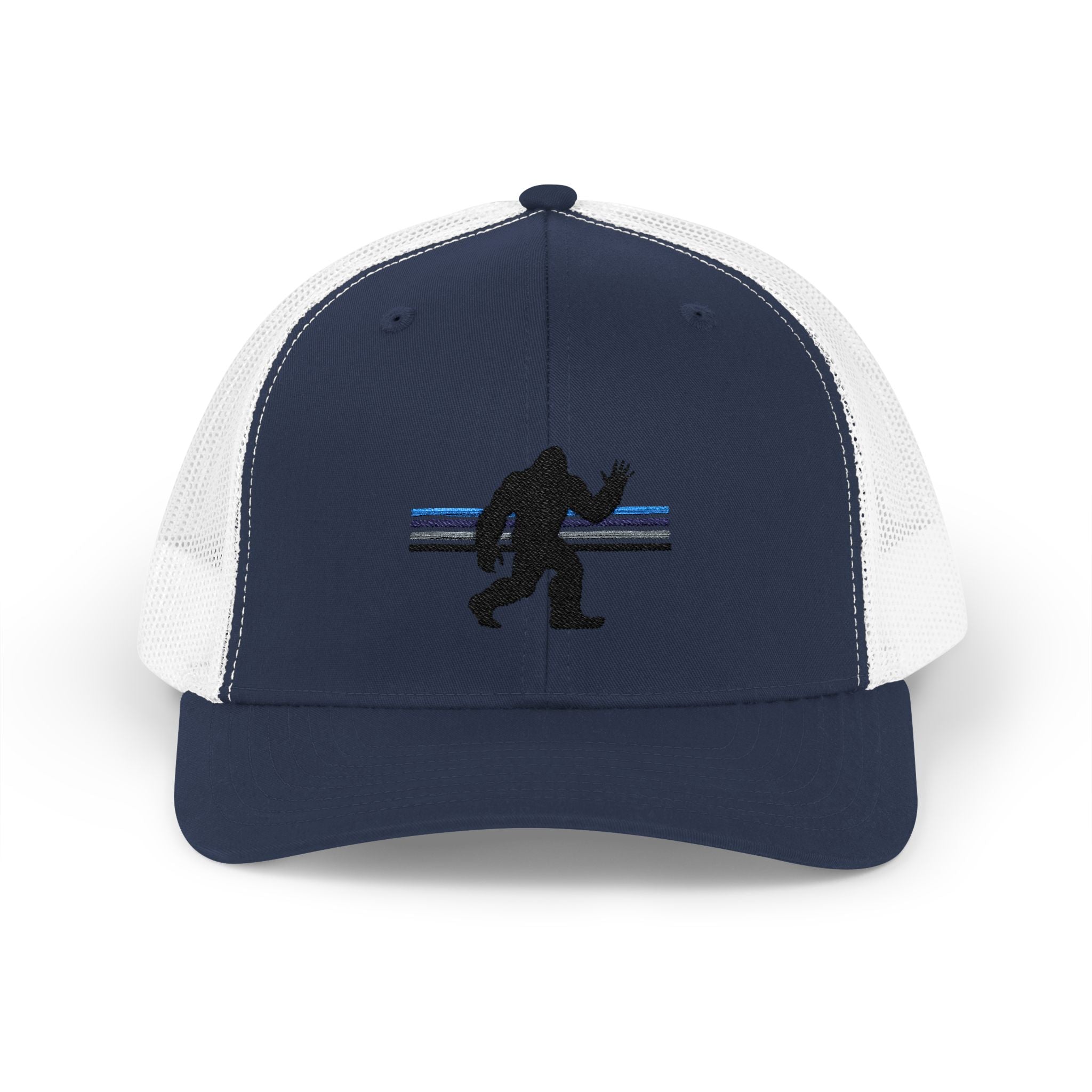 Bigfoot Baseball Cap: Sasquatch Trucker Hat, Custom Outdoor Gear, Snapback Hat