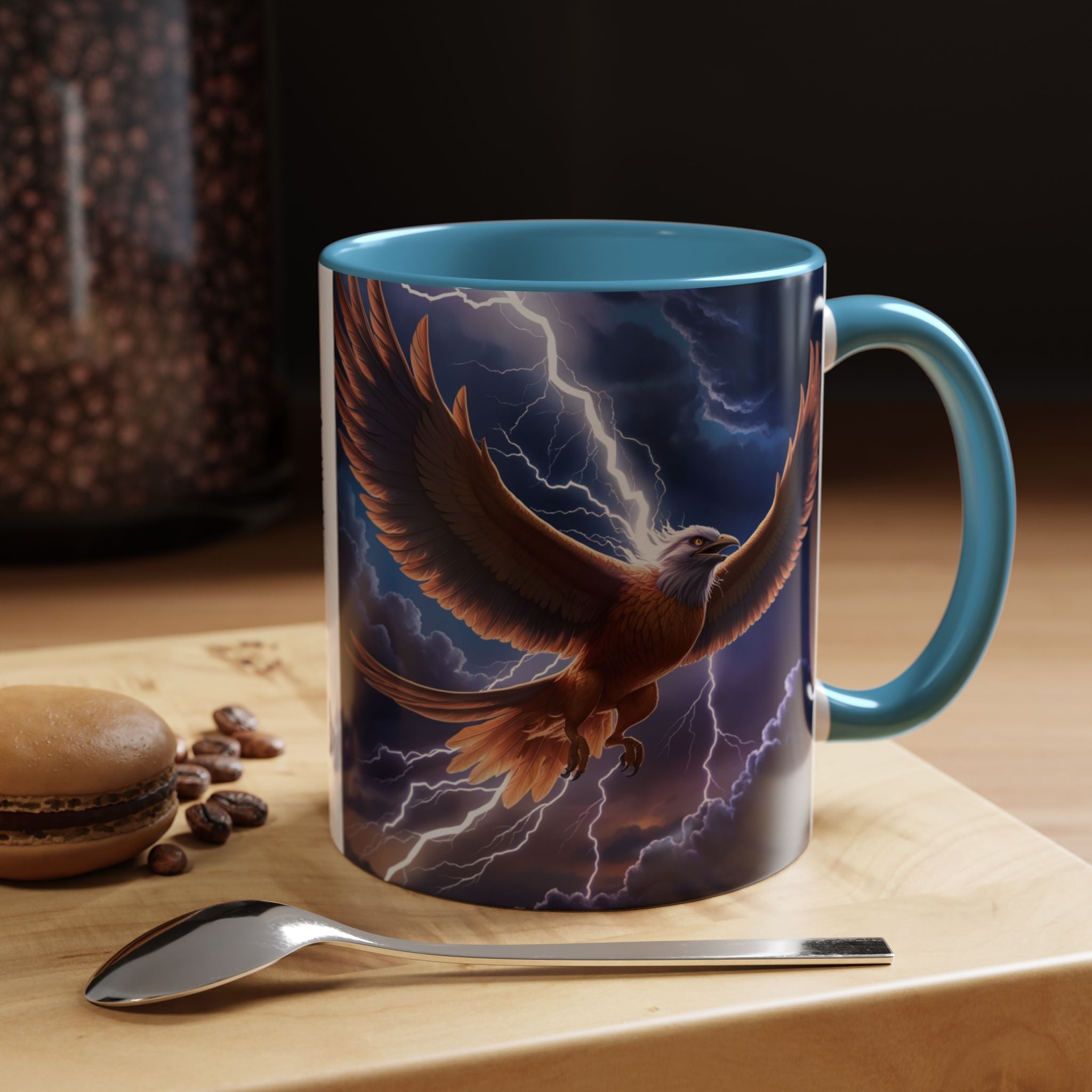 Thunderbird Coffee Mug: Native American Spirit Animal, Southwest Folklore