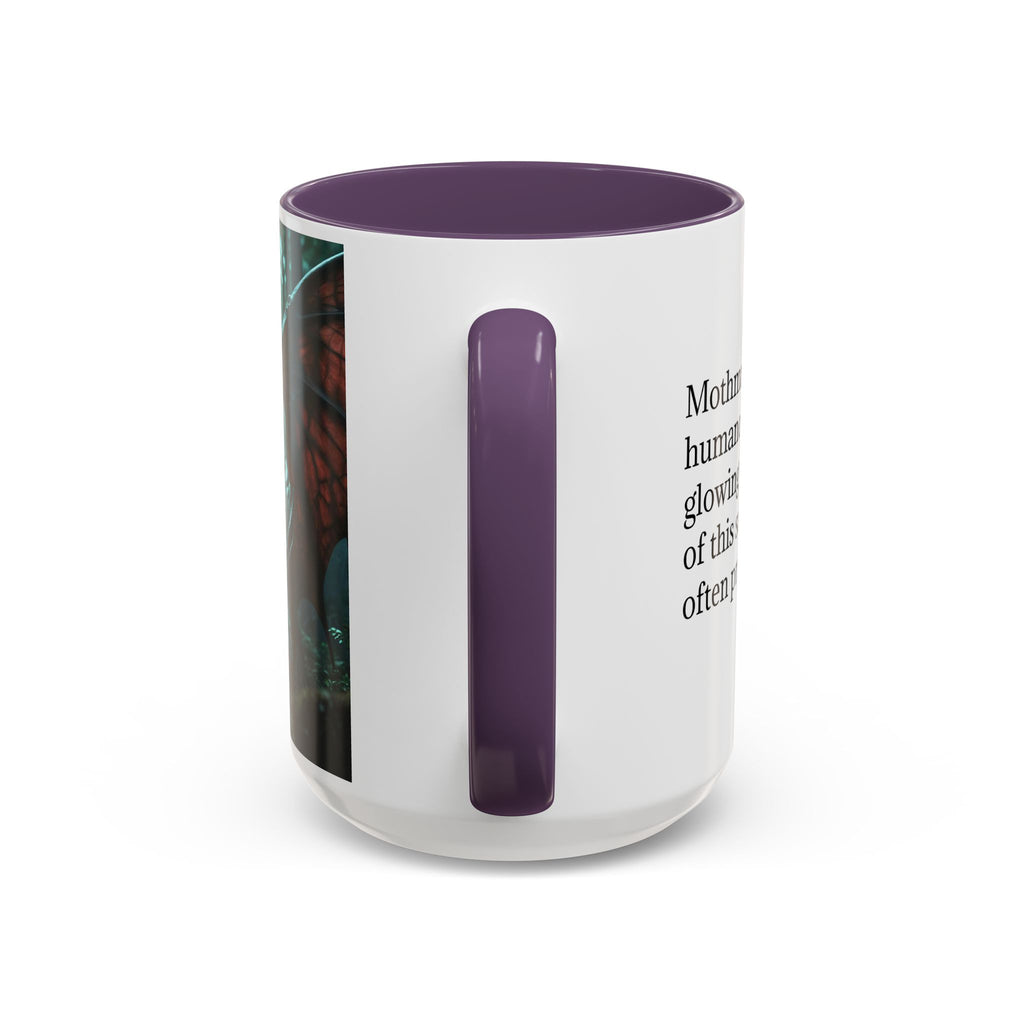 Mothman Mug: Supernatural Monster, Cryptid Mug, Mythical Creature, Urban Legend (Crouching)