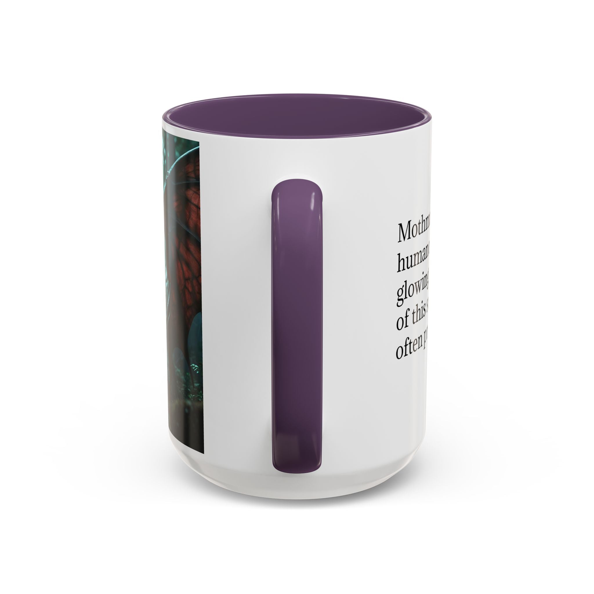 Mothman Mug: Supernatural Monster, Cryptid Mug, Mythical Creature, Urban Legend (Crouching)