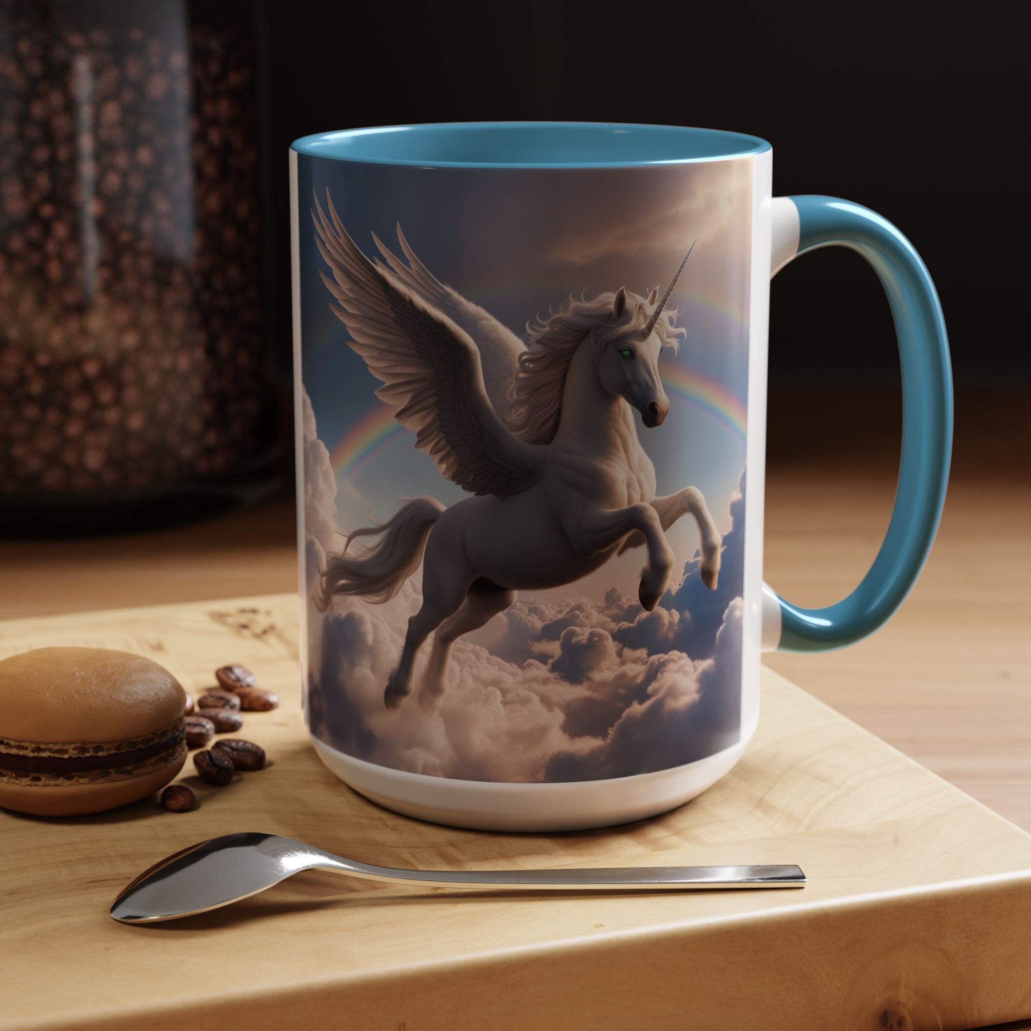 Unicorn Coffee Mug: Enchanted Alicorn, Mythical Creature, Fairytale Gift (Pink)