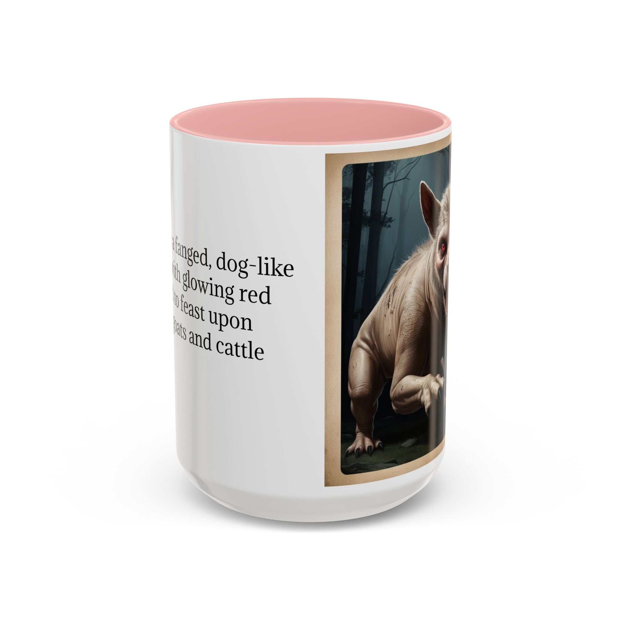 Chupacabra Mug: Supernatural Coffee Cup, Cryptid Beast, Mexican Folklore Gift