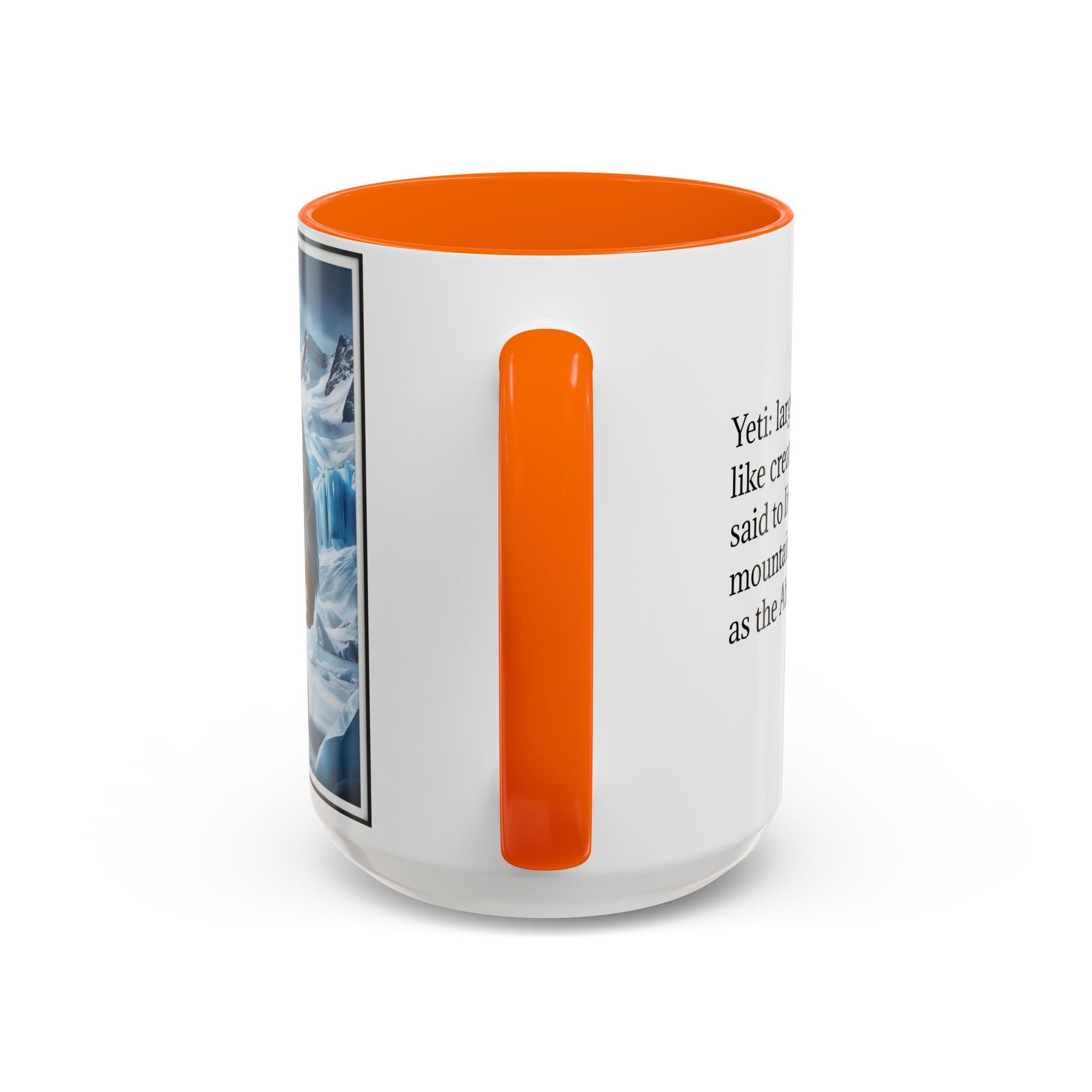 Yeti Coffee Mug: Abominable Snowman, Himalayan Mountain Cryptid, Bigfoot Camping Gift