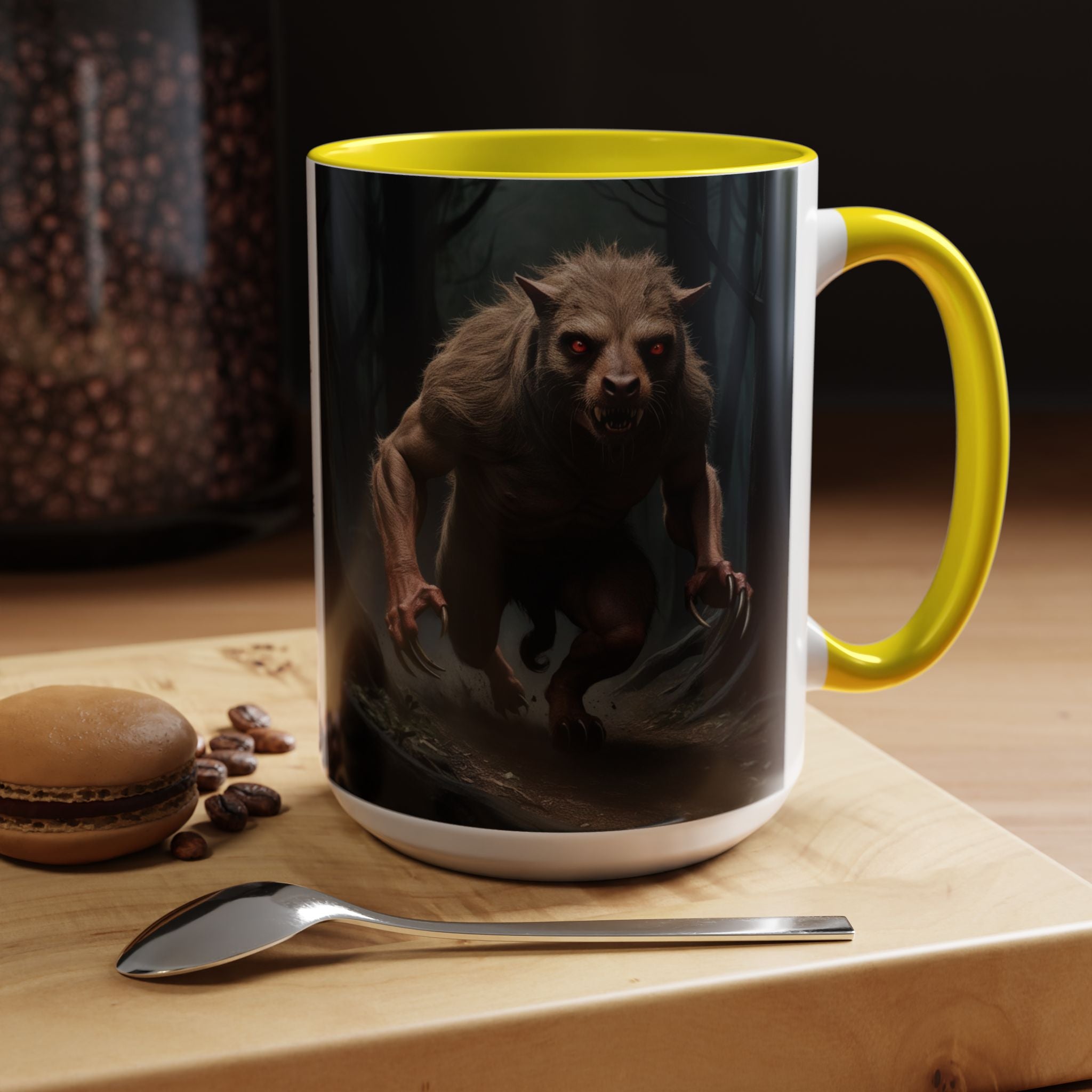 Chupacabra Coffee Mug: Supernatural Beast, Mexican Folklore Gift, Mythical Canine Cryptid