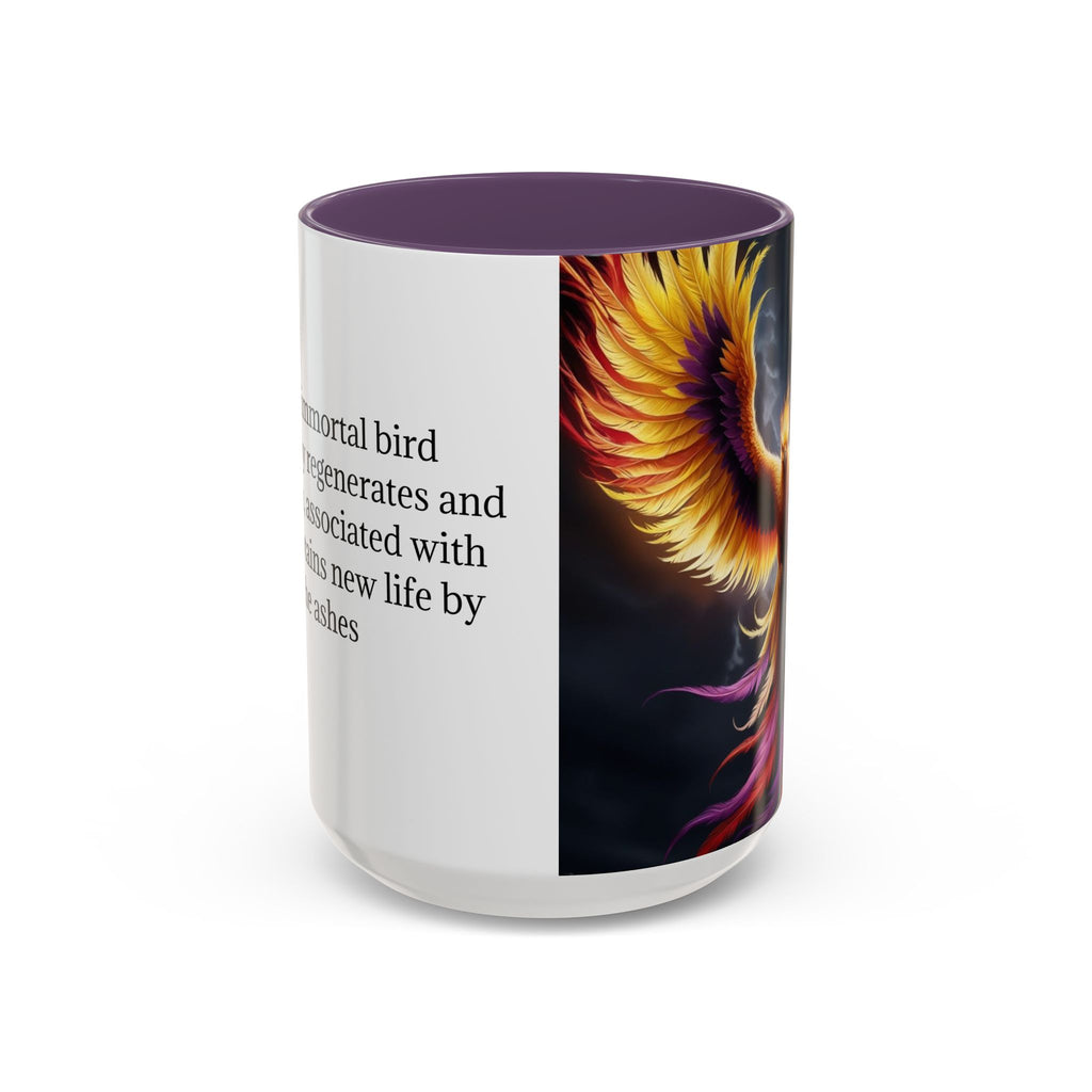 Phoenix Coffee Mug: Mythical Firebird Ceramic Cup, Fantasy Mug, Legendary Creature
