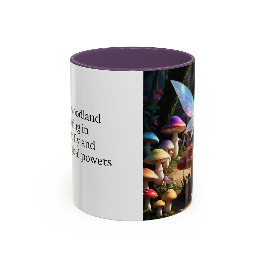Fairy Garden Mug: Ceramic Toadstool Coffee Cup, Enchanted Forest Fantasy Gift