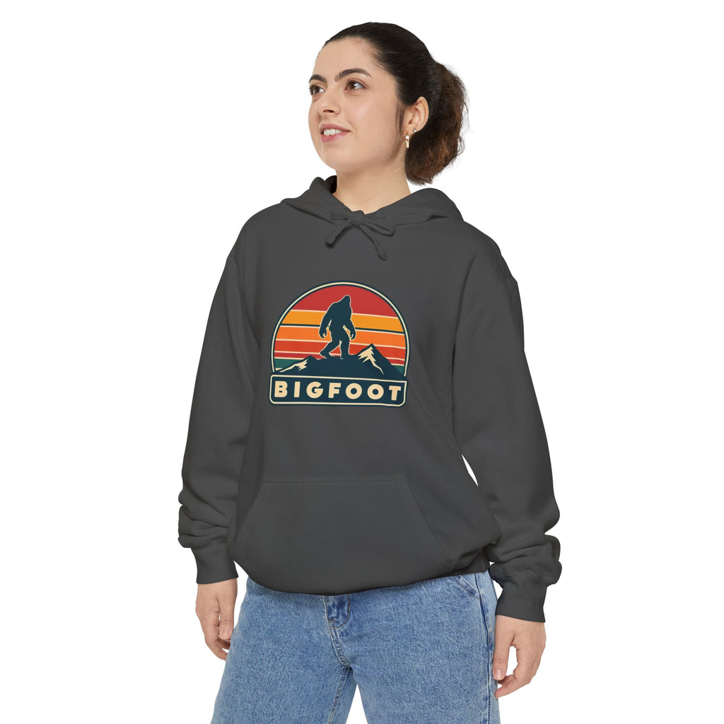 Bigfoot Hoodie Comfort Colors® | Sasquatch Sweatshirt, Cozy Unisex Pullover, Wilderness Adventure Apparel,