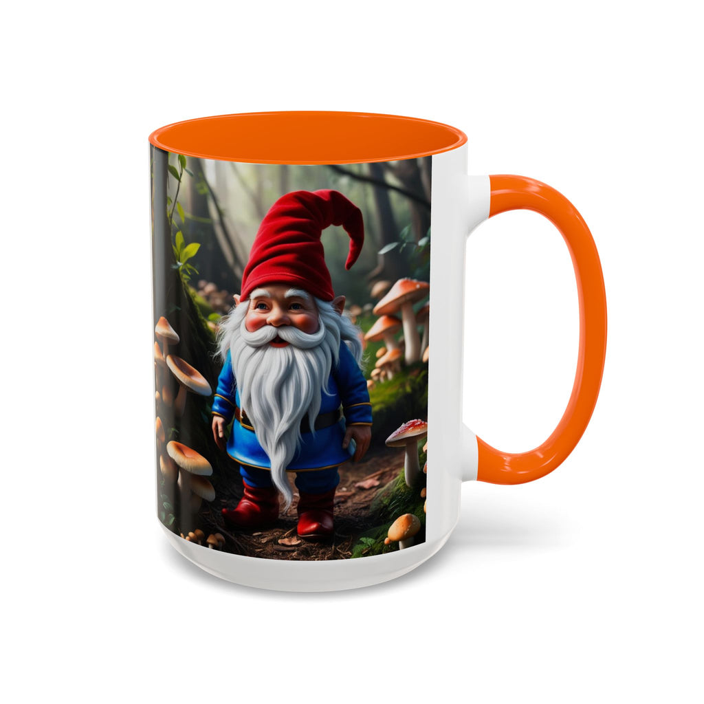 Gnome Coffee Mug: Nordic Folklore Gift, Scandinavian Nisse, Enchanted Mushroom Garden