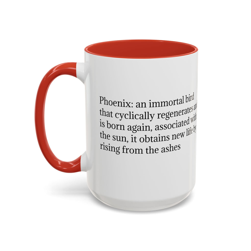 Phoenix Bird Coffee Cup: Mythical Creature, Firebird Coffee Mug, Rise from the Ashes