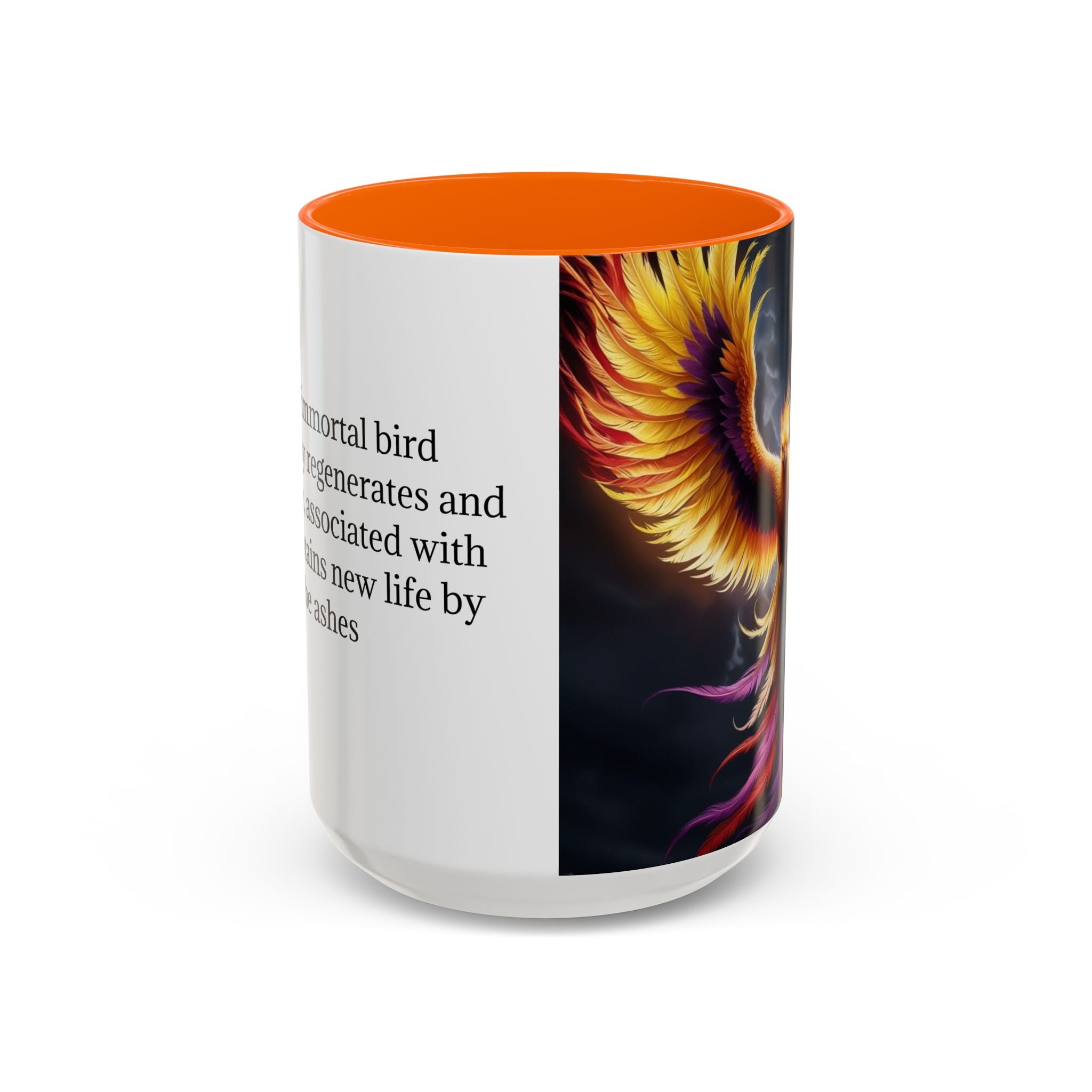 Phoenix Coffee Mug: Mythical Firebird Ceramic Cup, Fantasy Mug, Legendary Creature