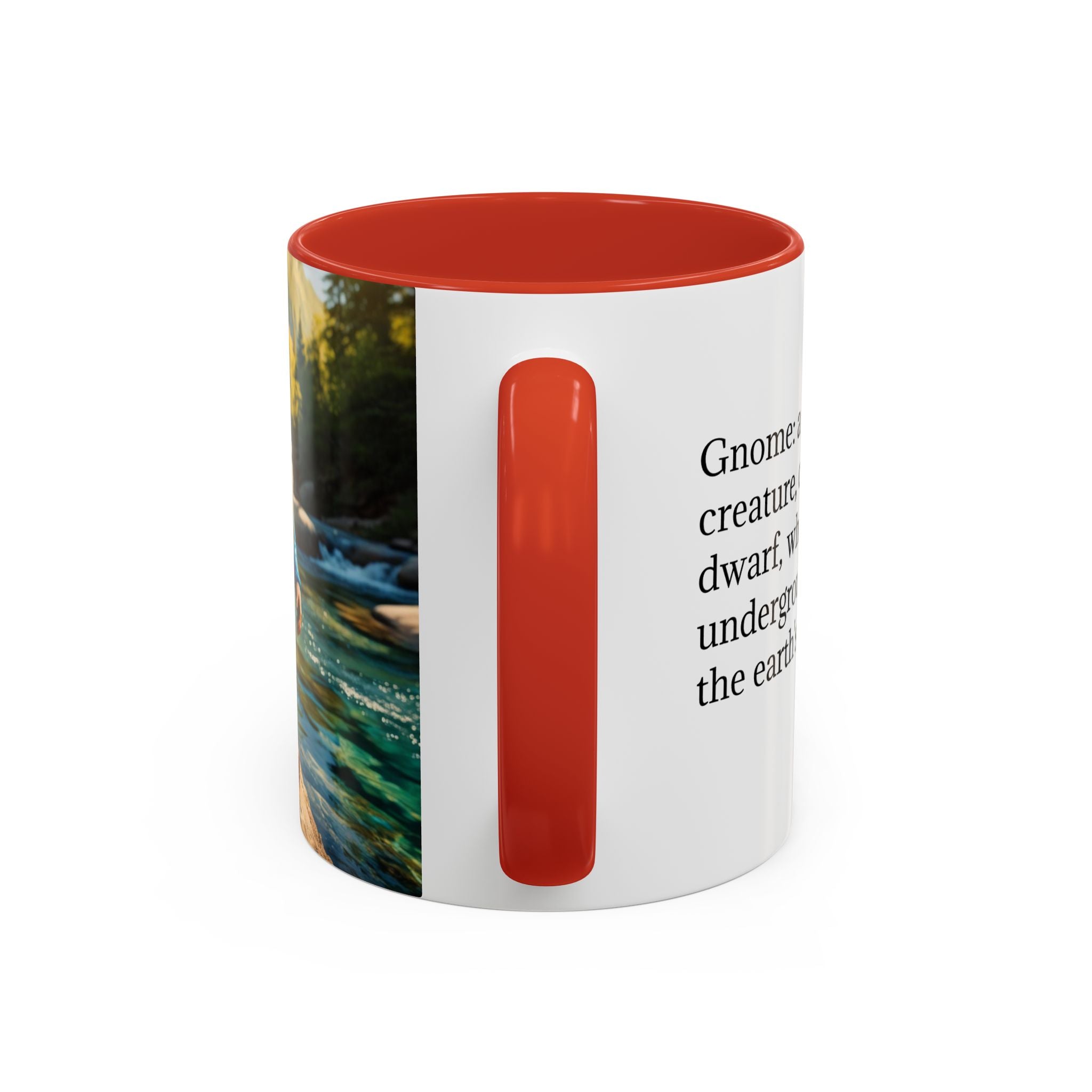 Gnome Mug: Nordic Folklore Gift, Scandinavian Nisse, Enchanted Creature Coffee Cup