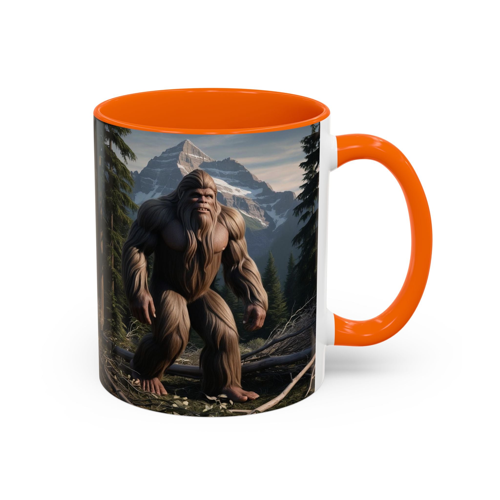 Bigfoot Mug: Sasquatch Coffee Cup, Mythical Creature, Camping Mugs for Men, Cryptozoology