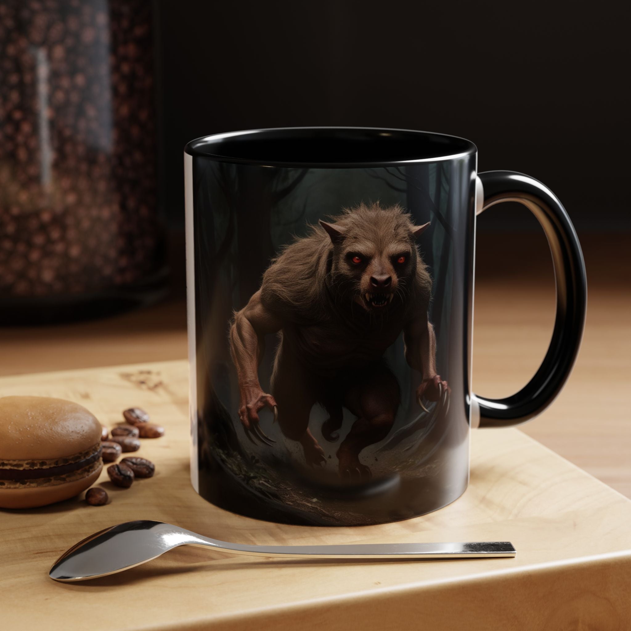 Chupacabra Coffee Mug: Supernatural Beast, Mexican Folklore Gift, Mythical Canine Cryptid