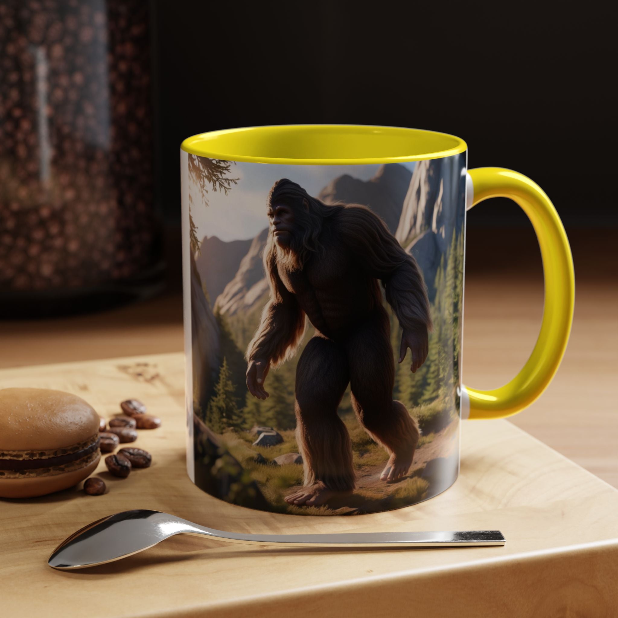 Bigfoot Coffee Cup: Sasquatch Coffee Mug, Pacific Northwest Cryptid, Mythical Creature