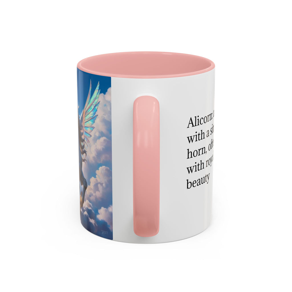 Unicorn Coffee Mug: Fairytale Alicorn, Mythical Creature, Enchanted Gift (Blue)