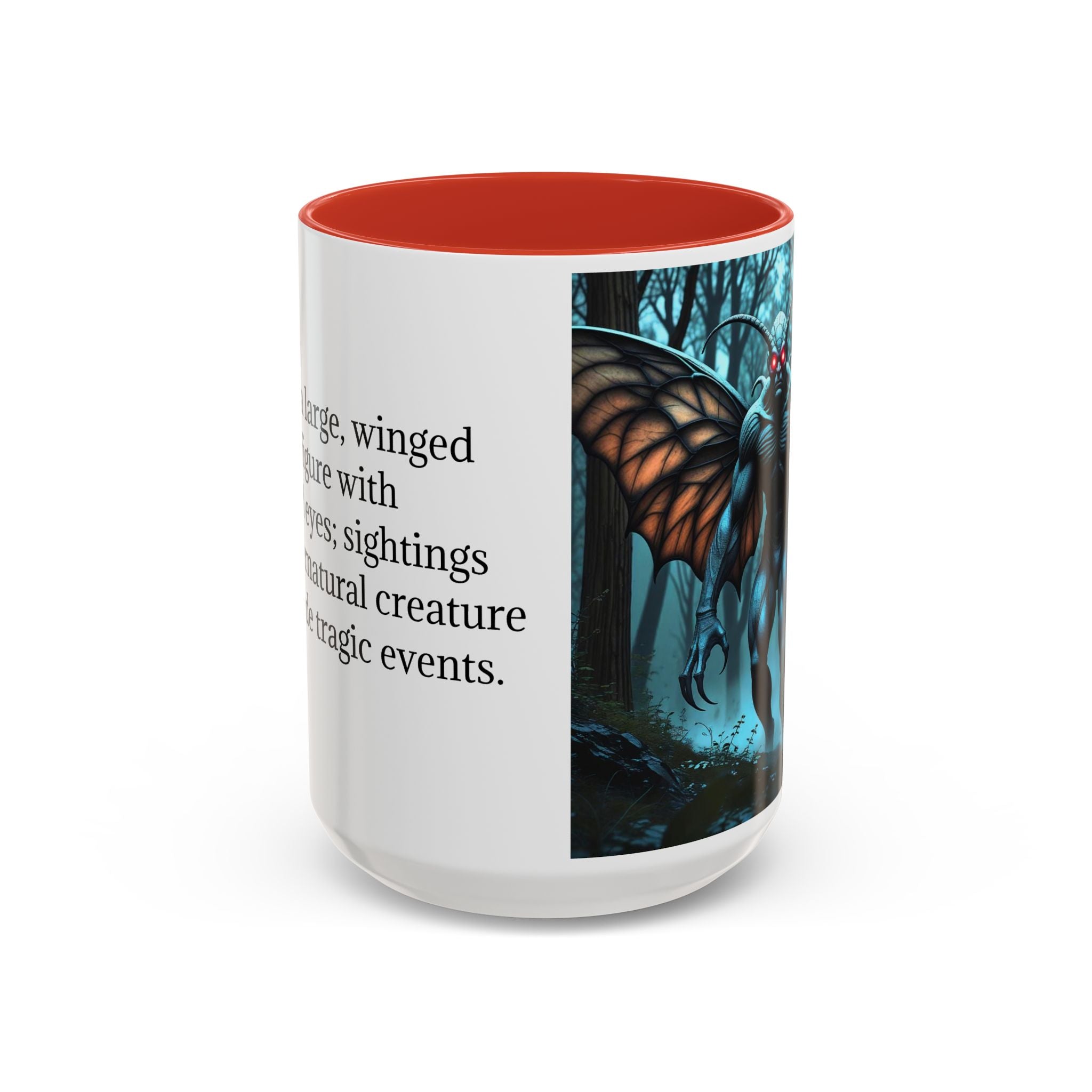 Mothman Mug: Supernatural Coffee Cup, Mythical Creature, Urban Legend (Forrest)
