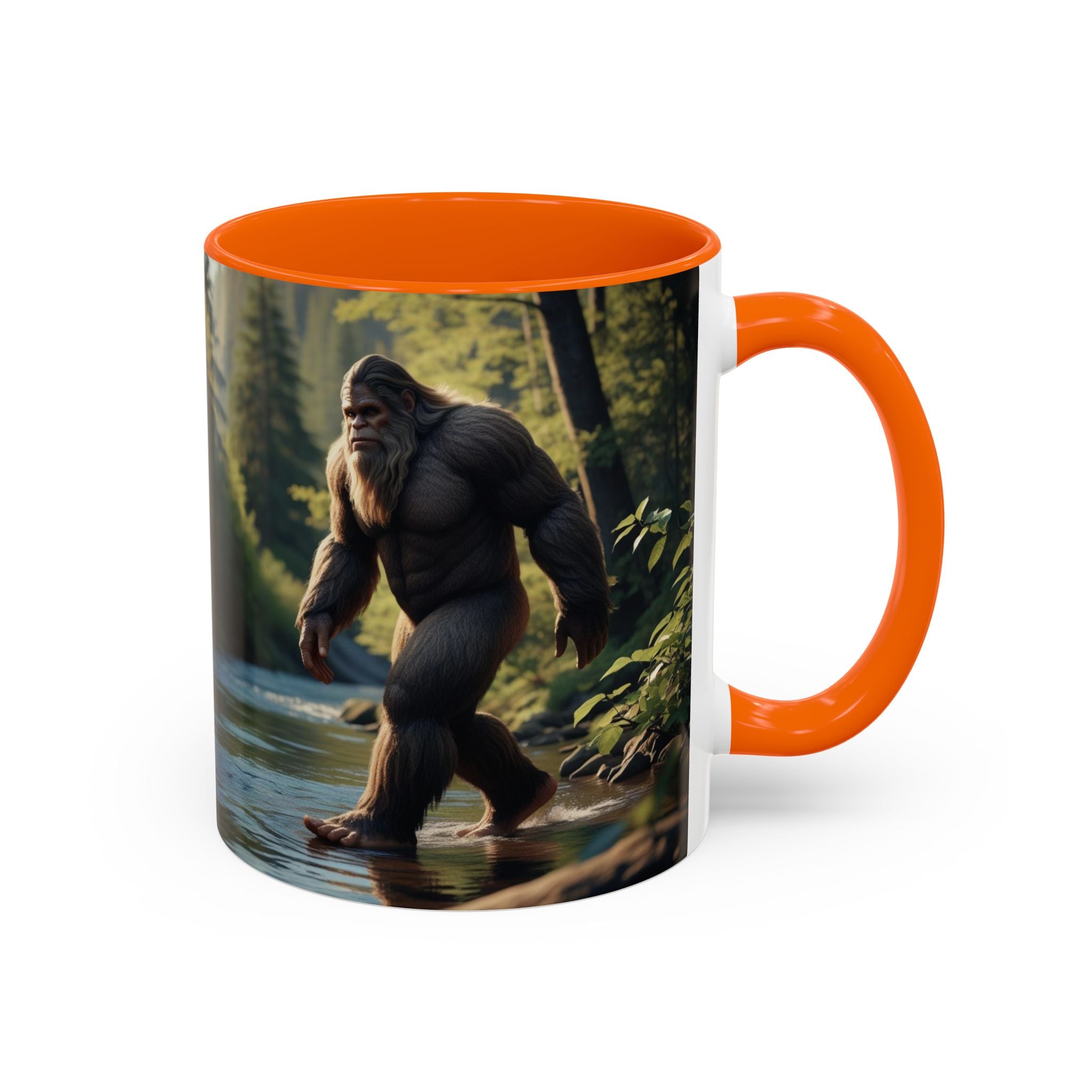 Bigfoot Coffee Mug: Sasquatch, Forest Cryptid, Mythical Creature, Camping Gift