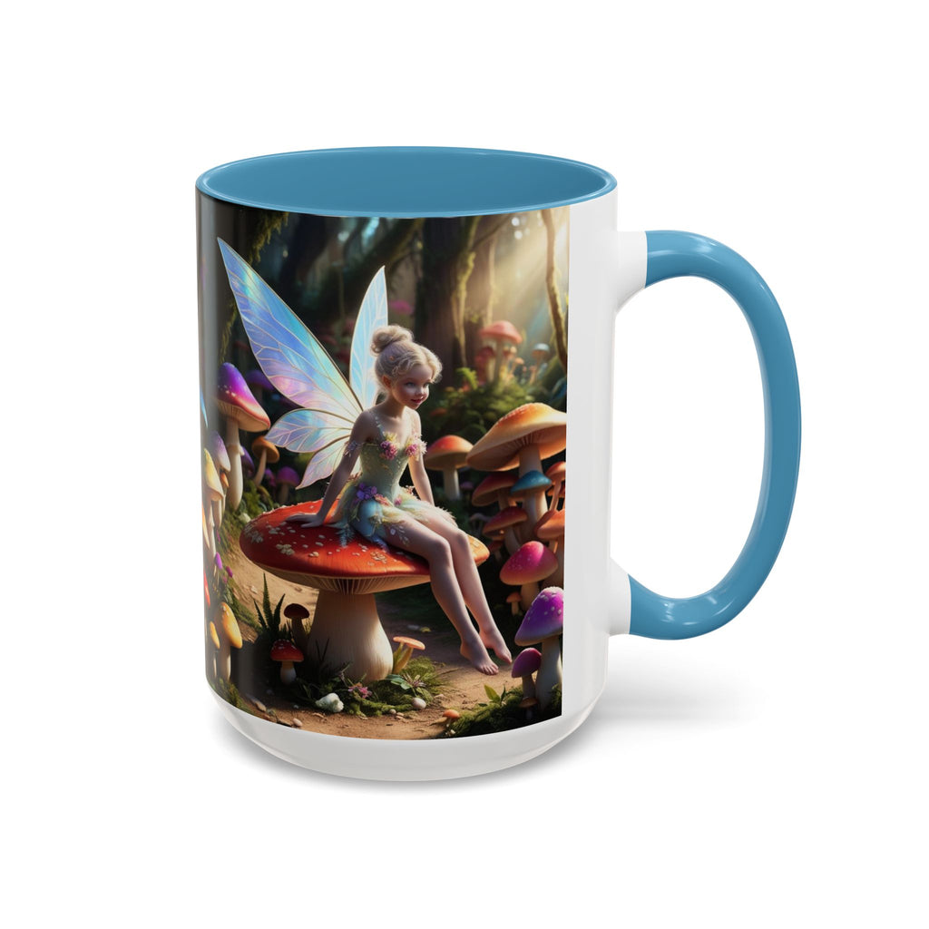 Fairy Garden Mug: Ceramic Toadstool Coffee Cup, Enchanted Forest Fantasy Gift