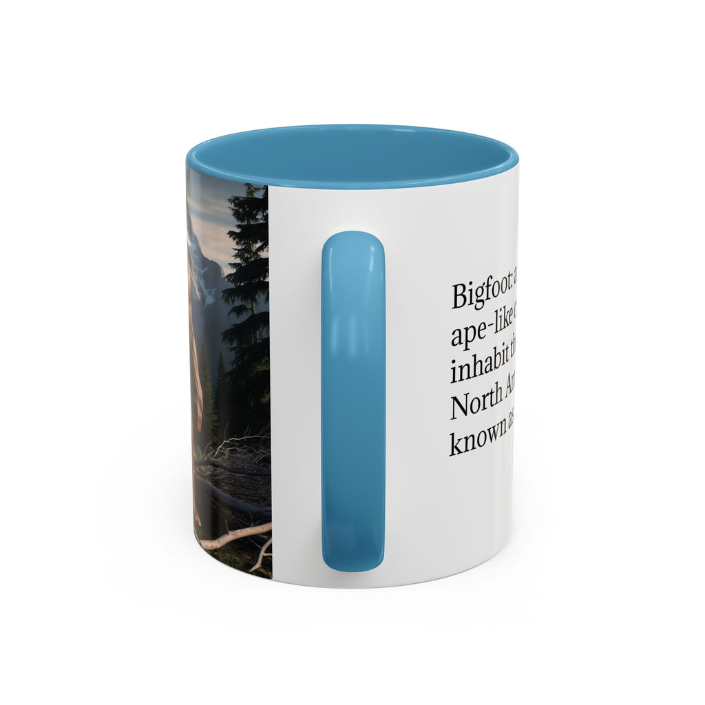 Bigfoot Mug: Sasquatch Coffee Cup, Mythical Creature, Camping Mugs for Men, Cryptozoology
