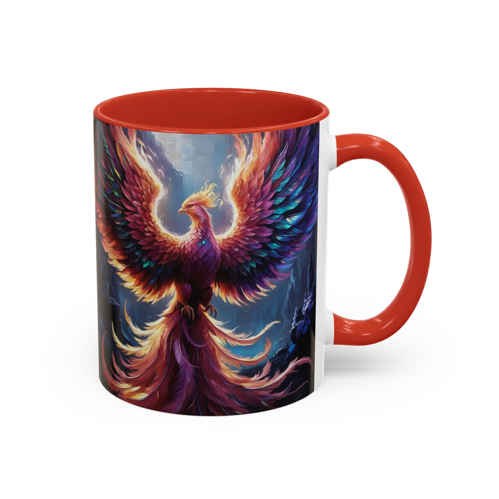 Phoenix Rising Coffee Mug: Firebird, Legendary Creature Coffee Cup, Gift for Women