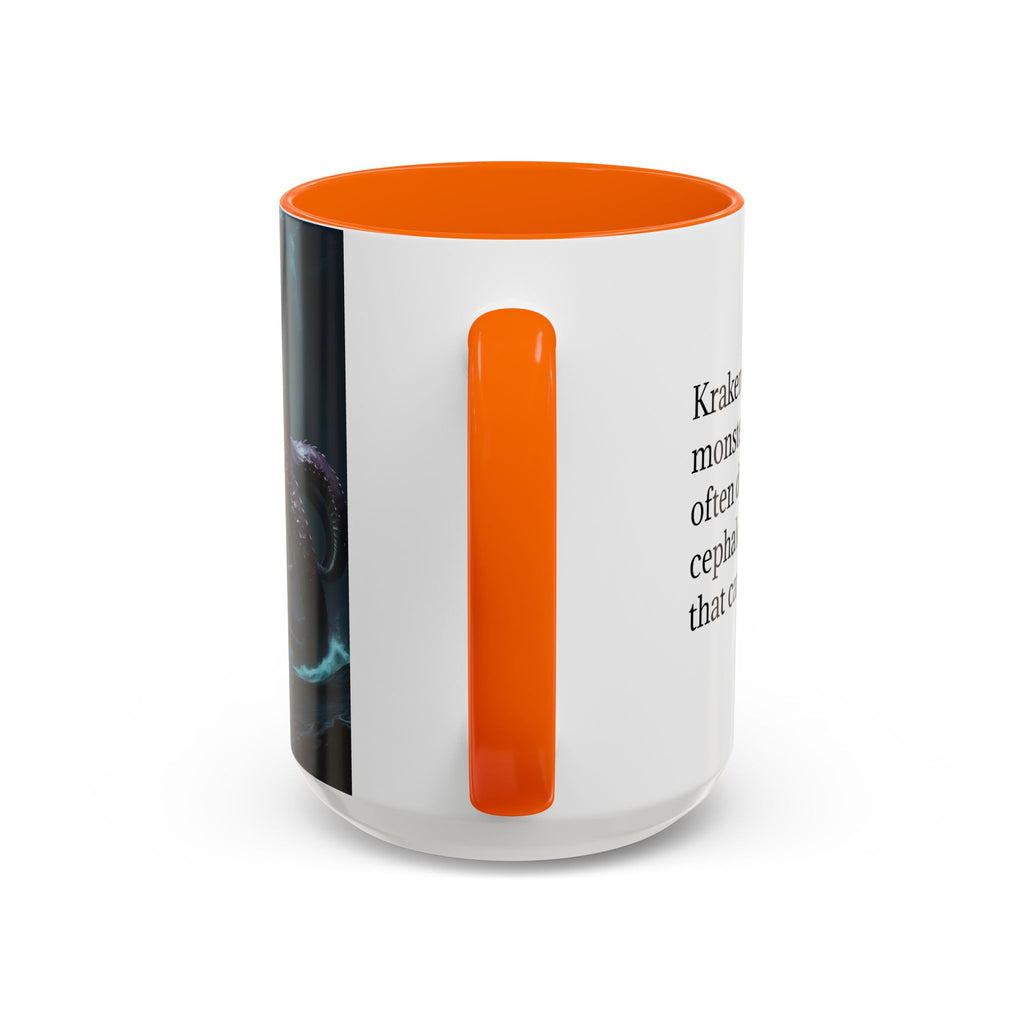 Kraken Coffee Cup: Giant Squid Coffee Mug, Mythical Creature, Octopus Gift
