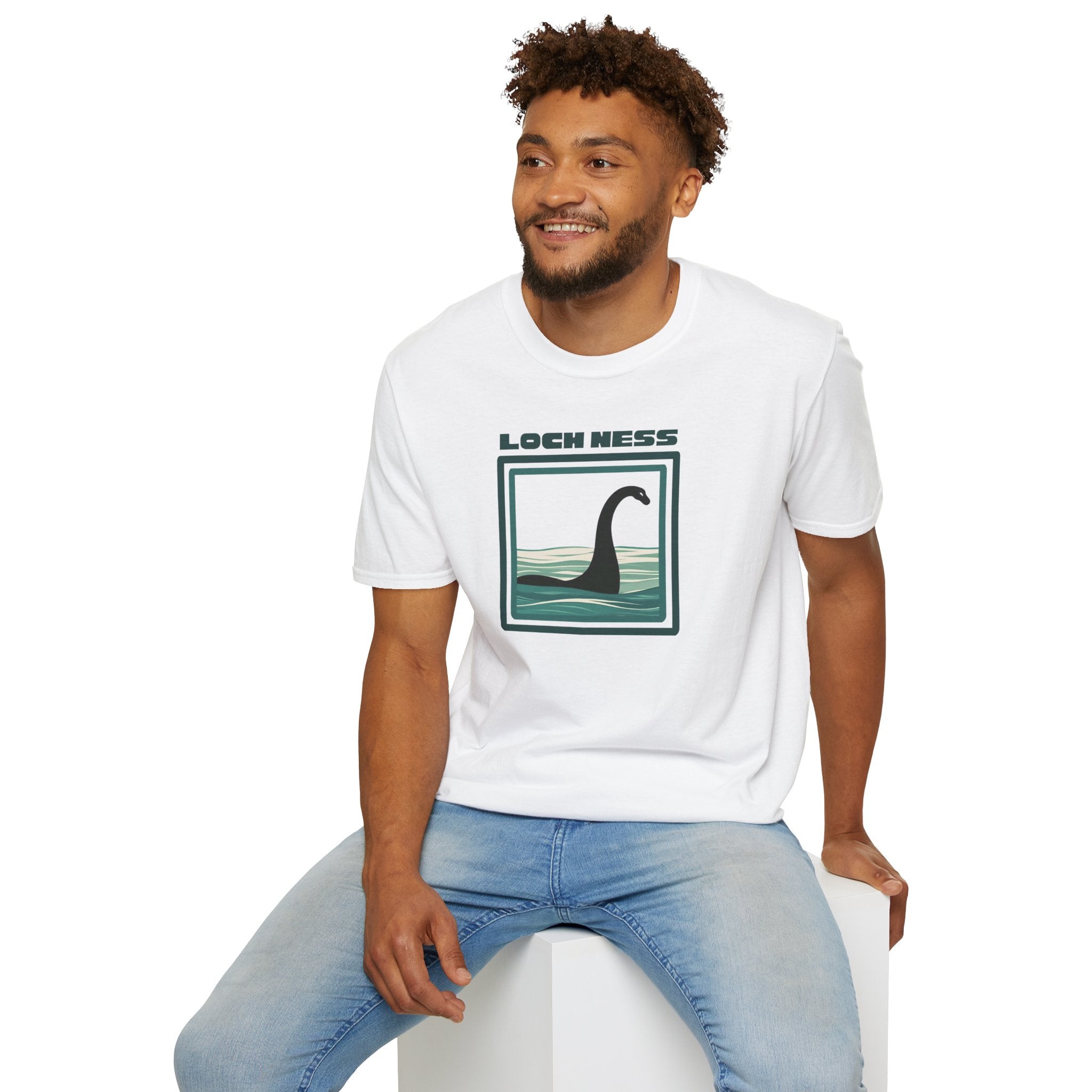 Lochness Monster Shirt: Nessie T-Shirt, Plesiosaurus Graphic Tee, Loch Ness Retro Clothing