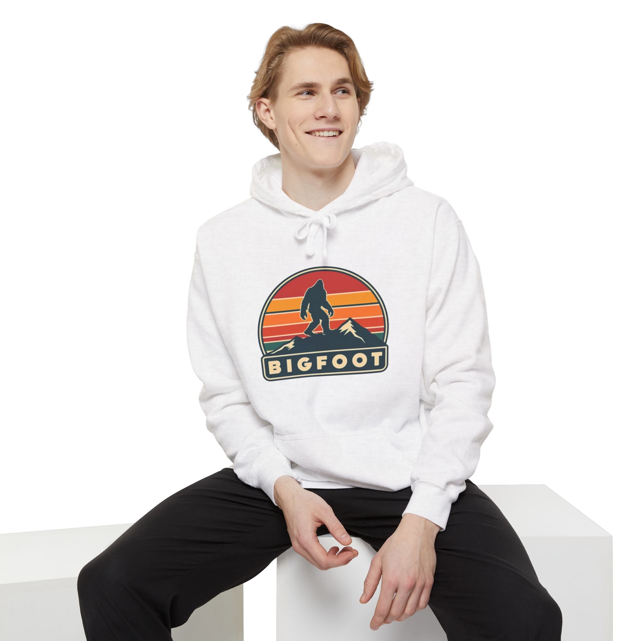 Bigfoot Hoodie Comfort Colors® | Sasquatch Sweatshirt, Cozy Unisex Pullover, Wilderness Adventure Apparel,