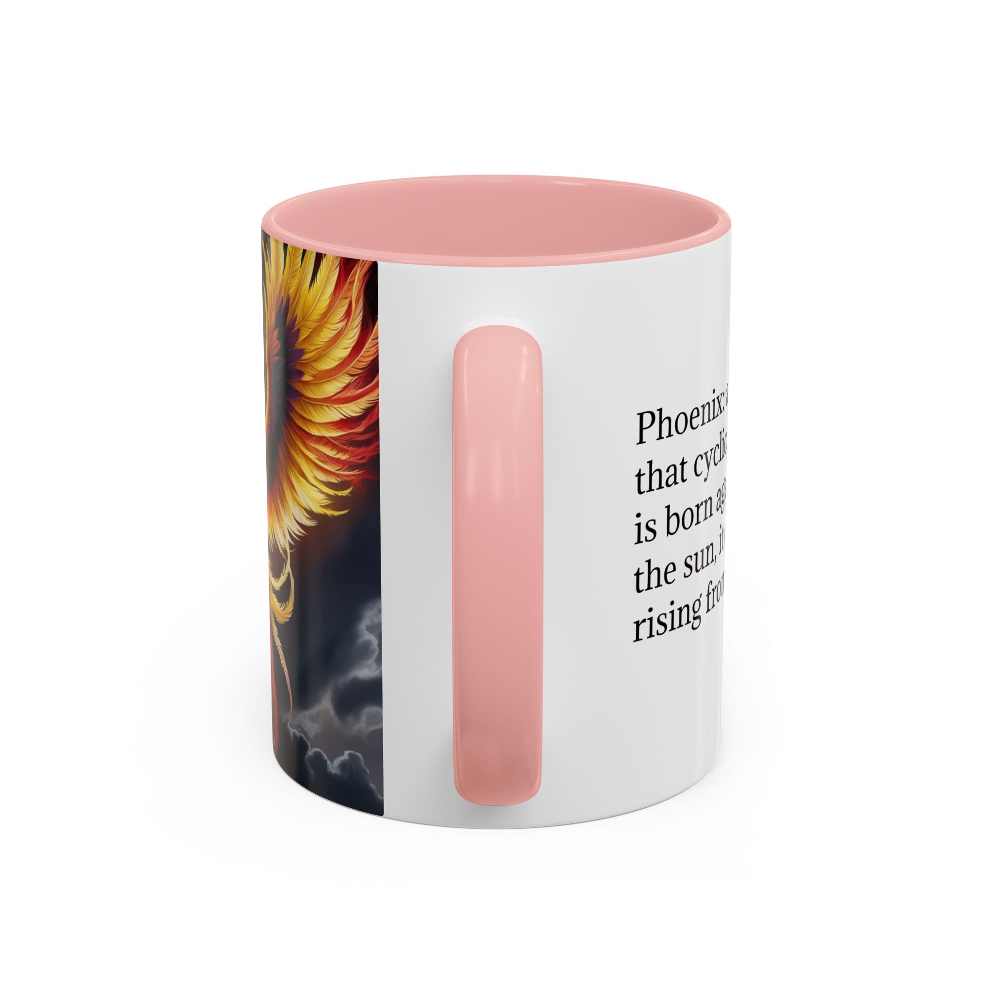 Phoenix Coffee Mug: Mythical Firebird Ceramic Cup, Fantasy Mug, Legendary Creature
