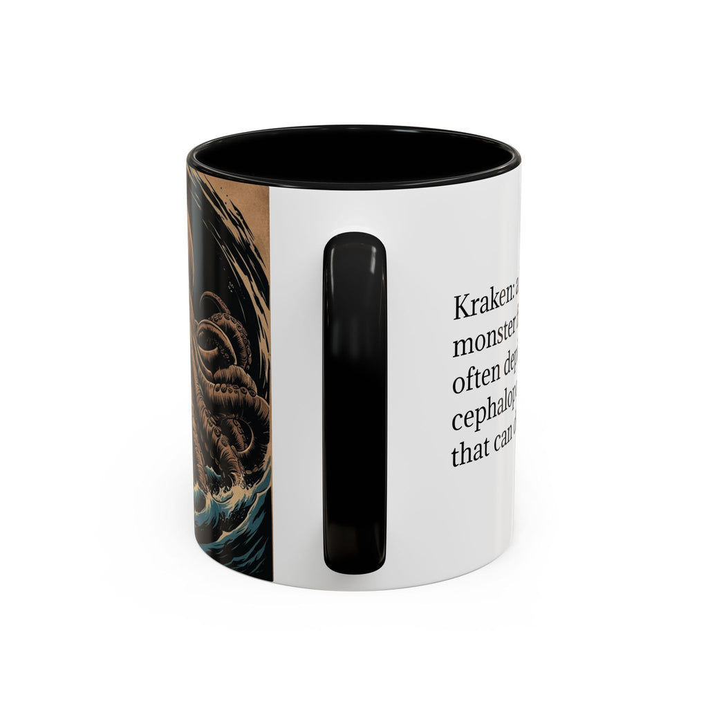 Kraken Coffee Mug: Giant Squid Coffee Cup, Sea Creature, Mugs for Men