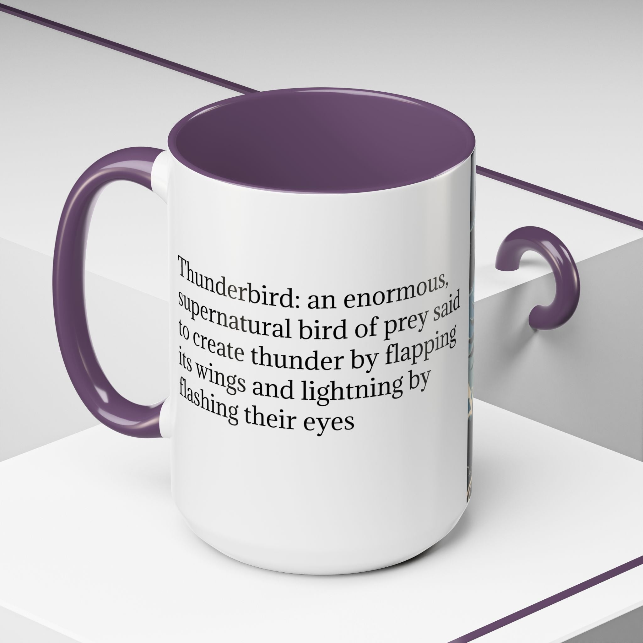 Thunderbird Coffee Cup: Native American Folklore, Legendary Creature, Coffee Mug Gift