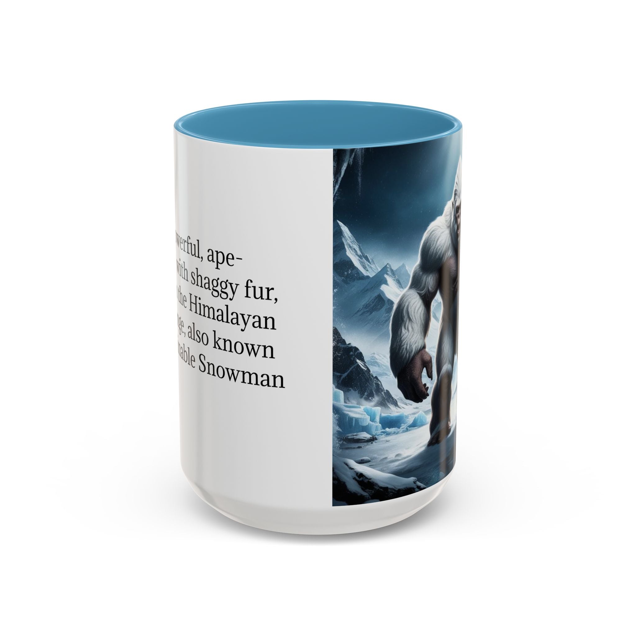 Yeti Coffee Mug: Abominable Snowman, Sasquatch Camping Gift, Himalayan Mountain Cryptid