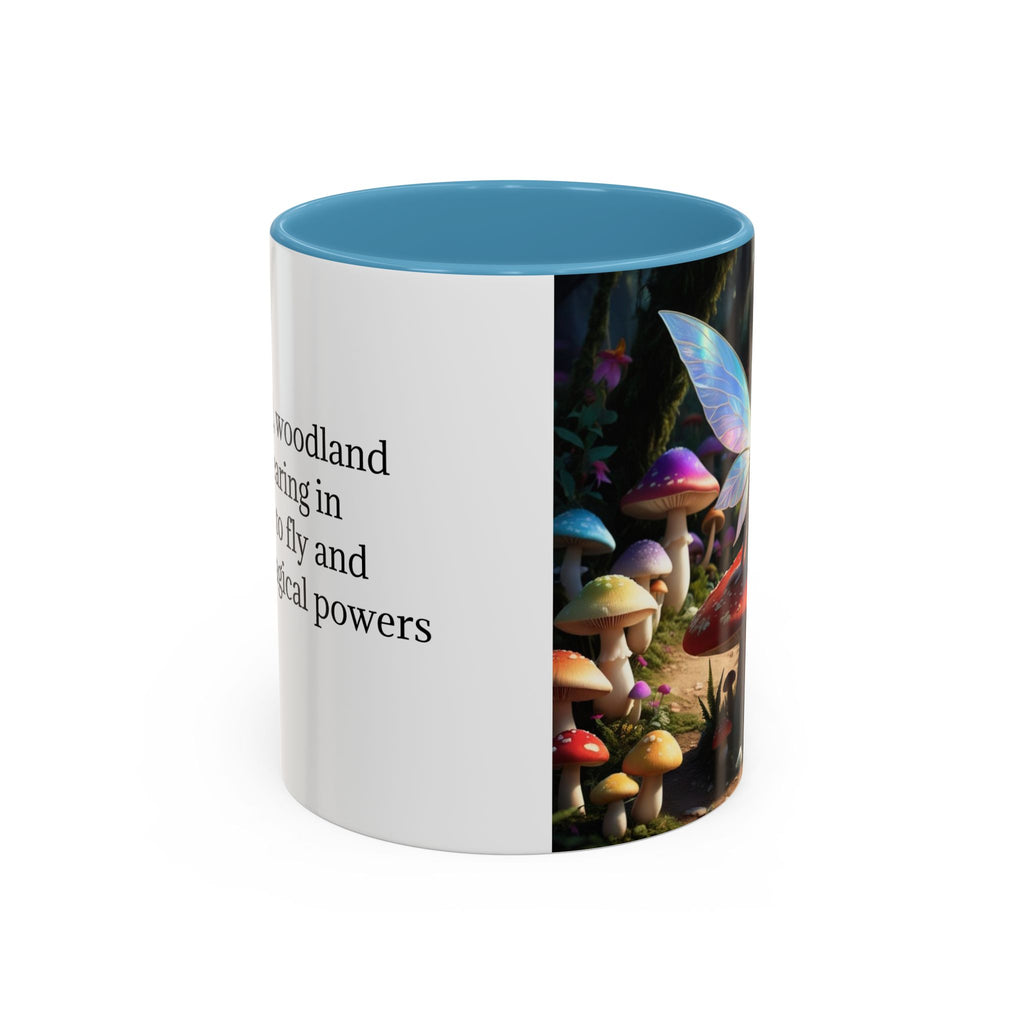 Fairy Garden Mug: Ceramic Toadstool Coffee Cup, Enchanted Forest Fantasy Gift