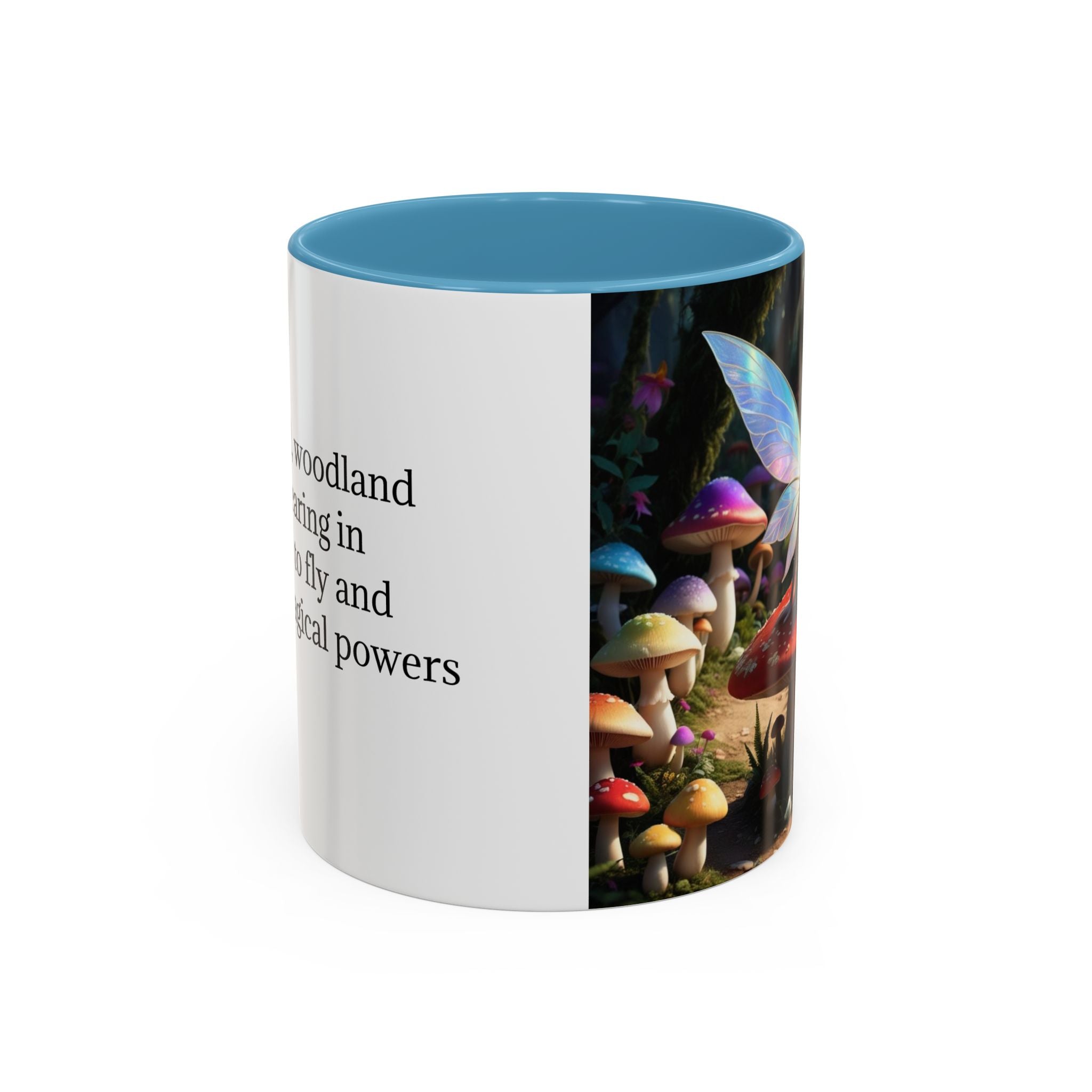 Fairy Garden Mug: Ceramic Toadstool Coffee Cup, Enchanted Forest Fantasy Gift