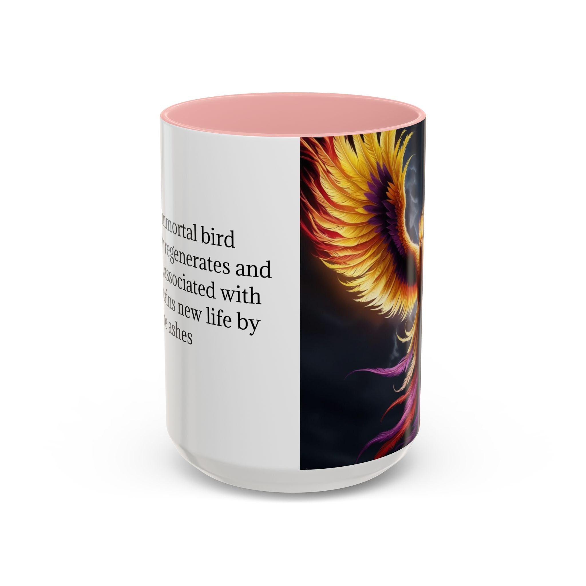Phoenix Coffee Mug: Mythical Firebird Ceramic Cup, Fantasy Mug, Legendary Creature