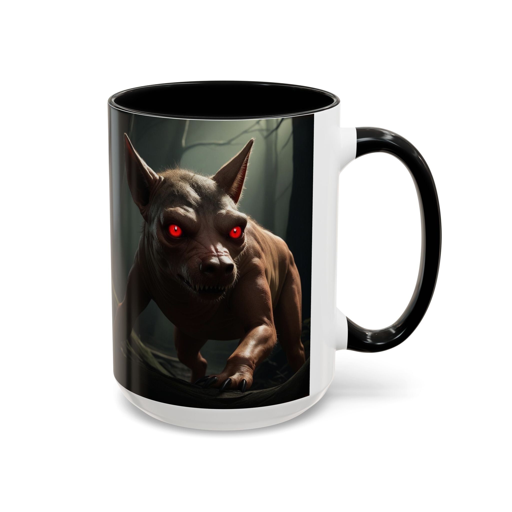 Chupacabra Coffee Cup Supernatural Beast, Mexican Folklore Gift, Mythical Canine Cryptid