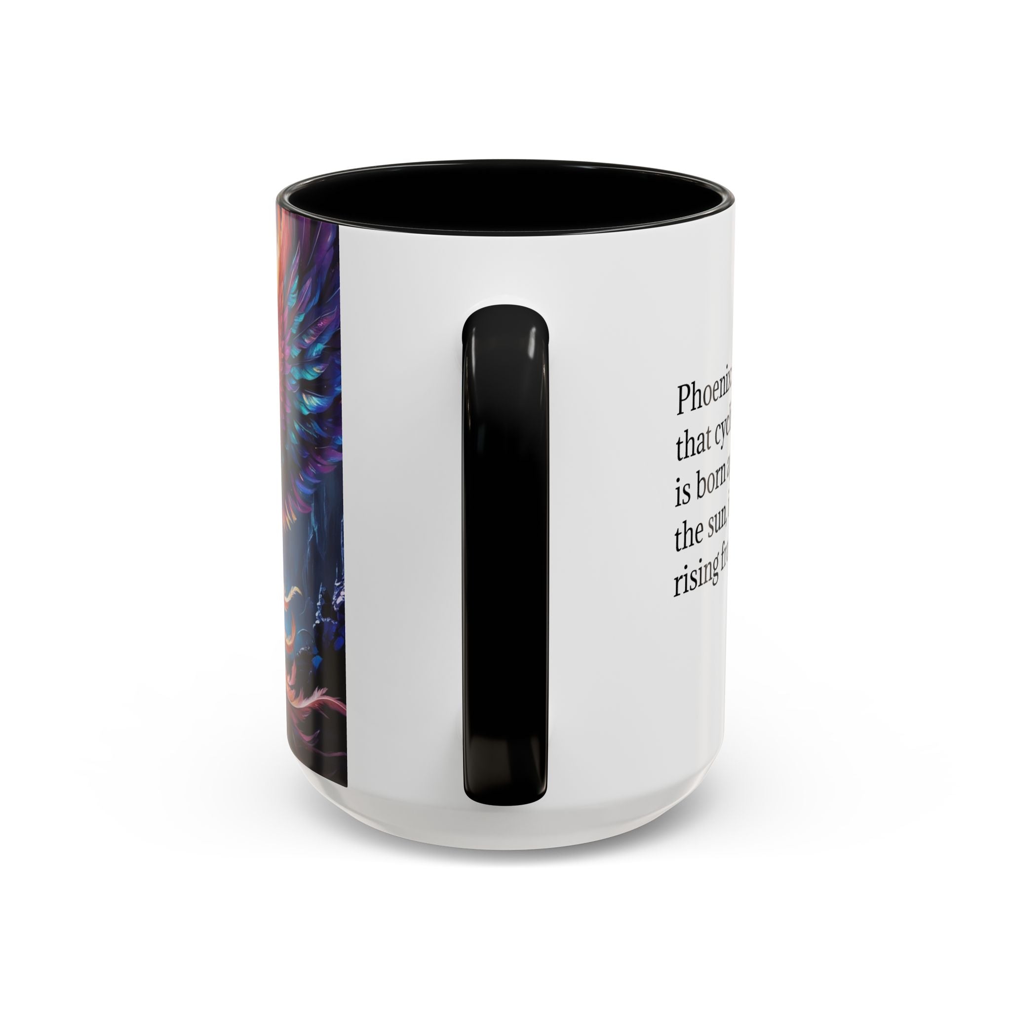 Phoenix Rising Coffee Mug: Firebird, Legendary Creature Coffee Cup, Gift for Women