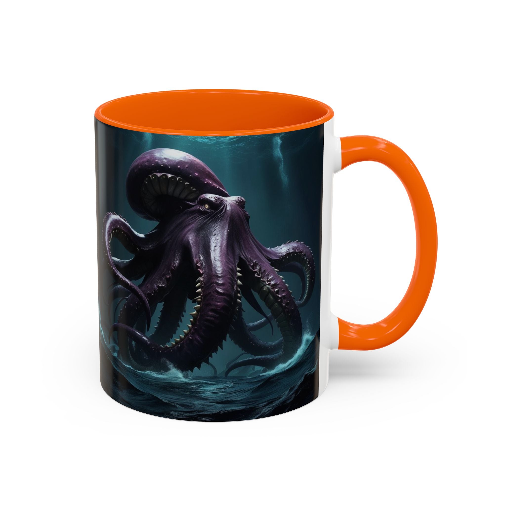 Kraken Coffee Cup: Giant Squid Coffee Mug, Mythical Creature, Octopus Gift