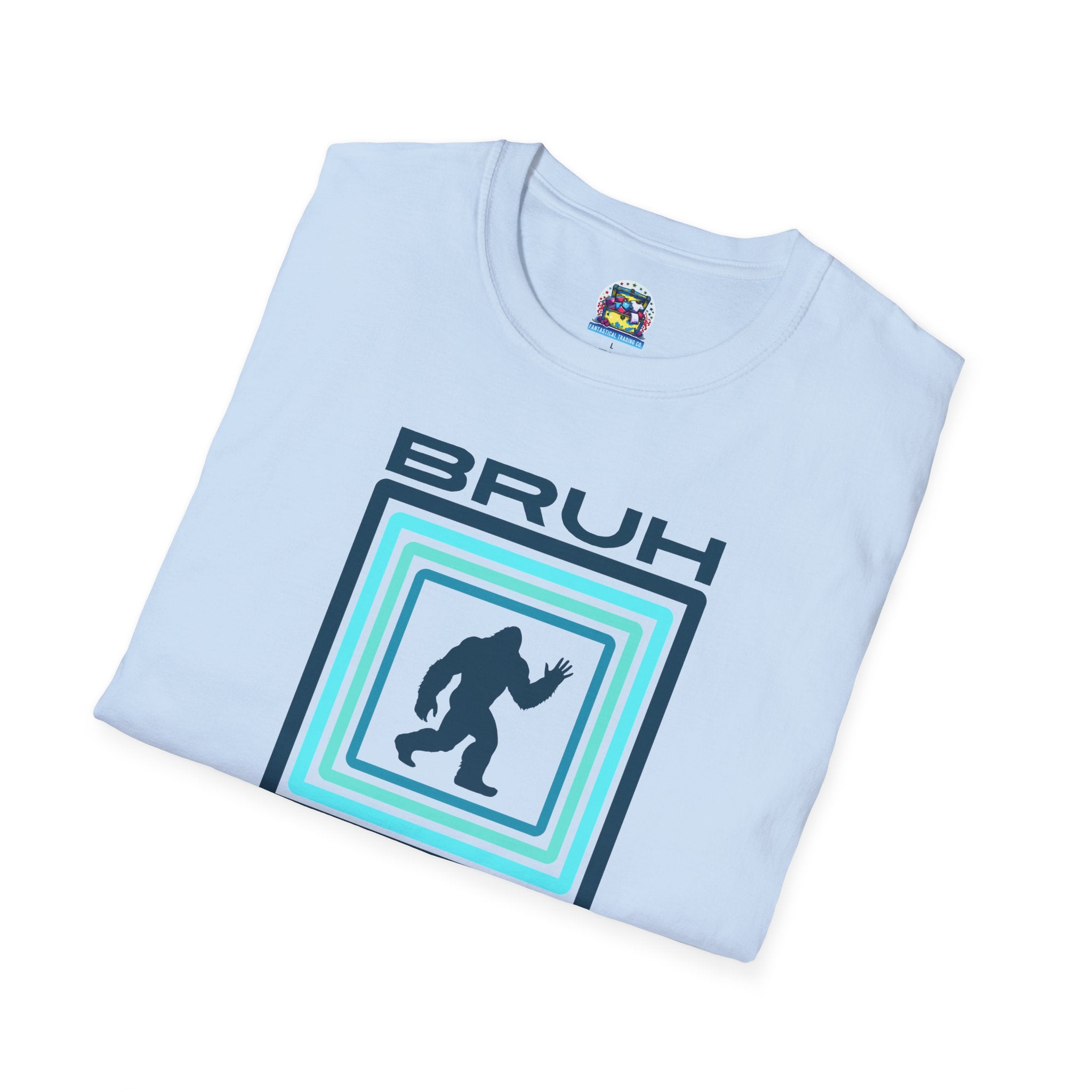 Bigfoot Graphic Tee: Sasquatch Shirt, Bruh, Soft Cotton T-shirt, Legendary Cryptid