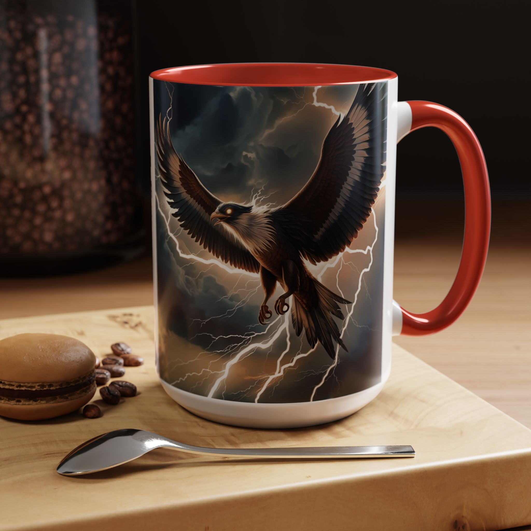 Thunderbird Coffee Cup: Legendary Creature, Spirit Animal, Cryptid Mugs for Men