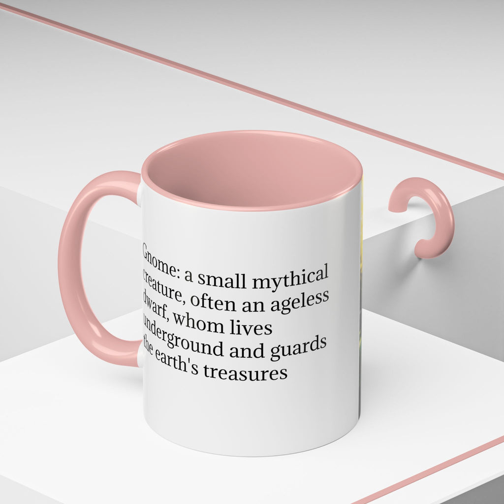Gnome Coffee Mug:  Scandinavian Nisse, Nordic Folklore Gift, Enchanted Mushroom Garden