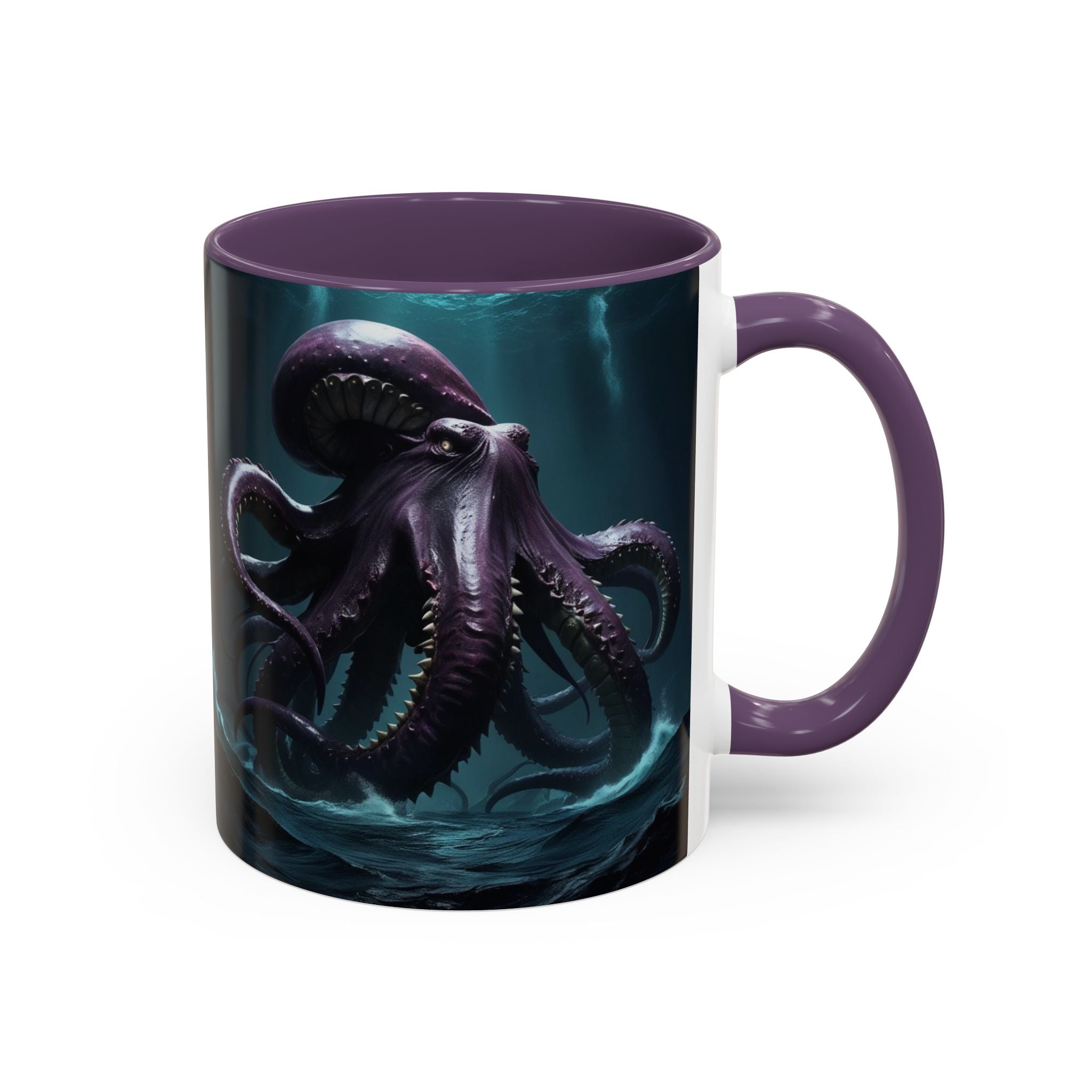 Kraken Coffee Cup: Giant Squid Coffee Mug, Mythical Creature, Octopus Gift