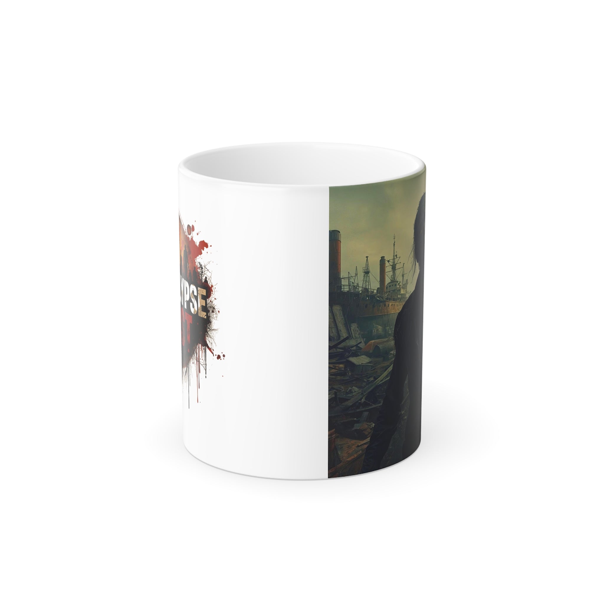 Zombie Coffee Mug: Color Changing, Apocalypse Roast, End of Days (Shipyard)