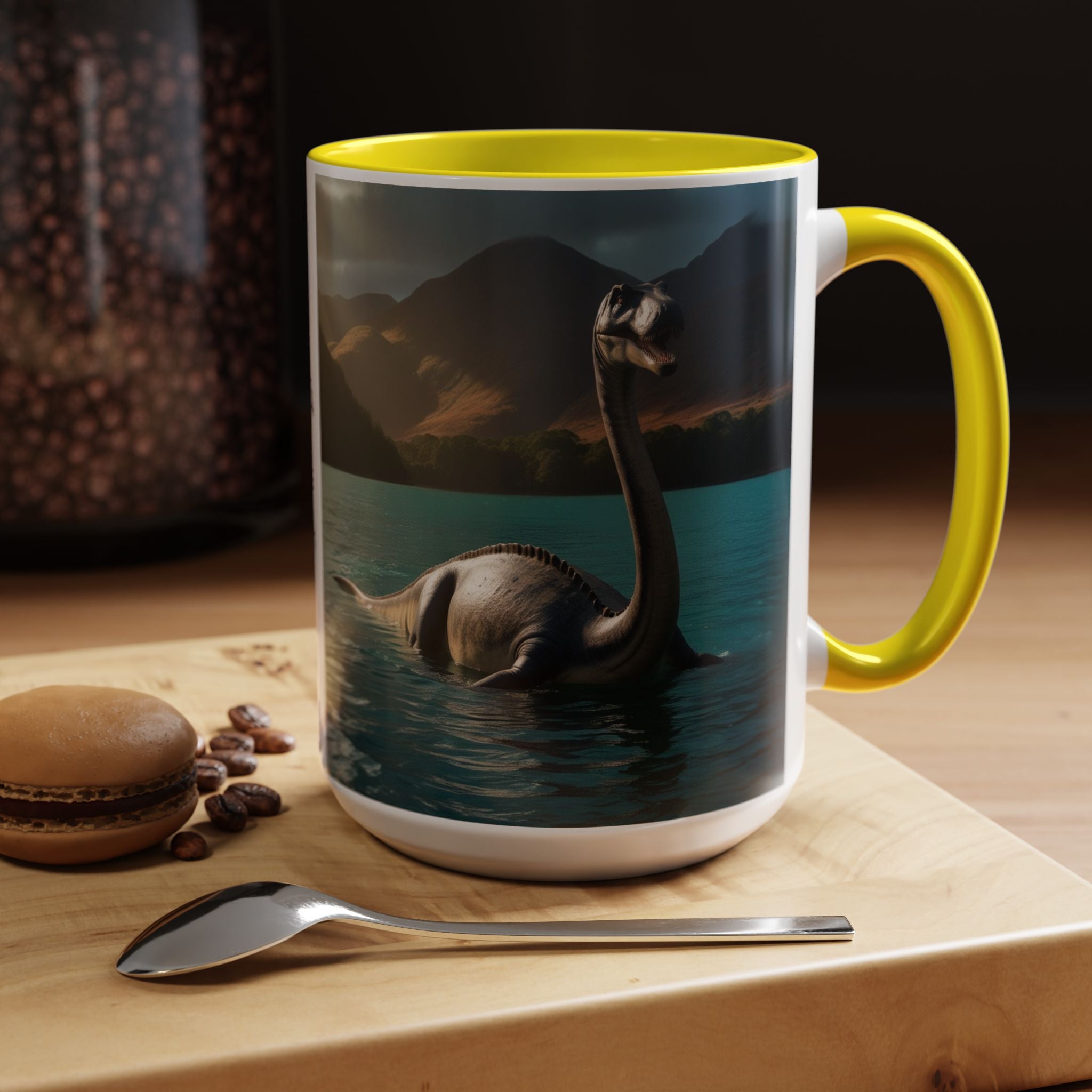 Loch Ness Monster Coffee Mug: Nessie Cryptid Gift, Scottish Sea Creature