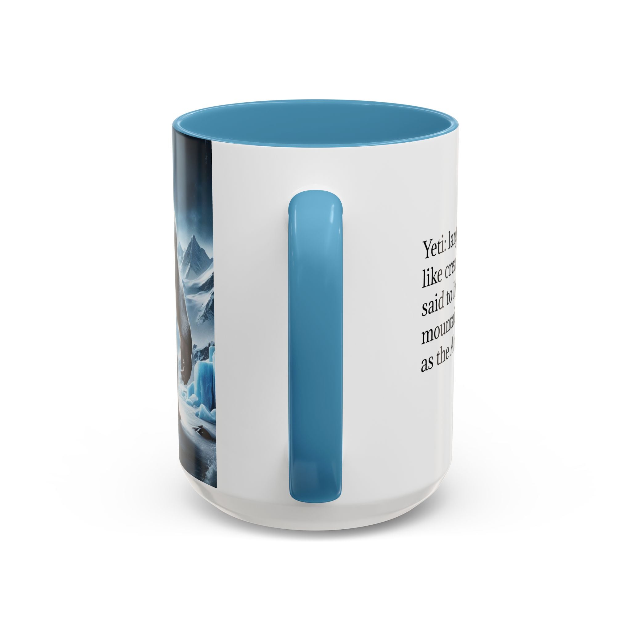 Yeti Coffee Mug: Abominable Snowman, Sasquatch Camping Gift, Himalayan Mountain Cryptid